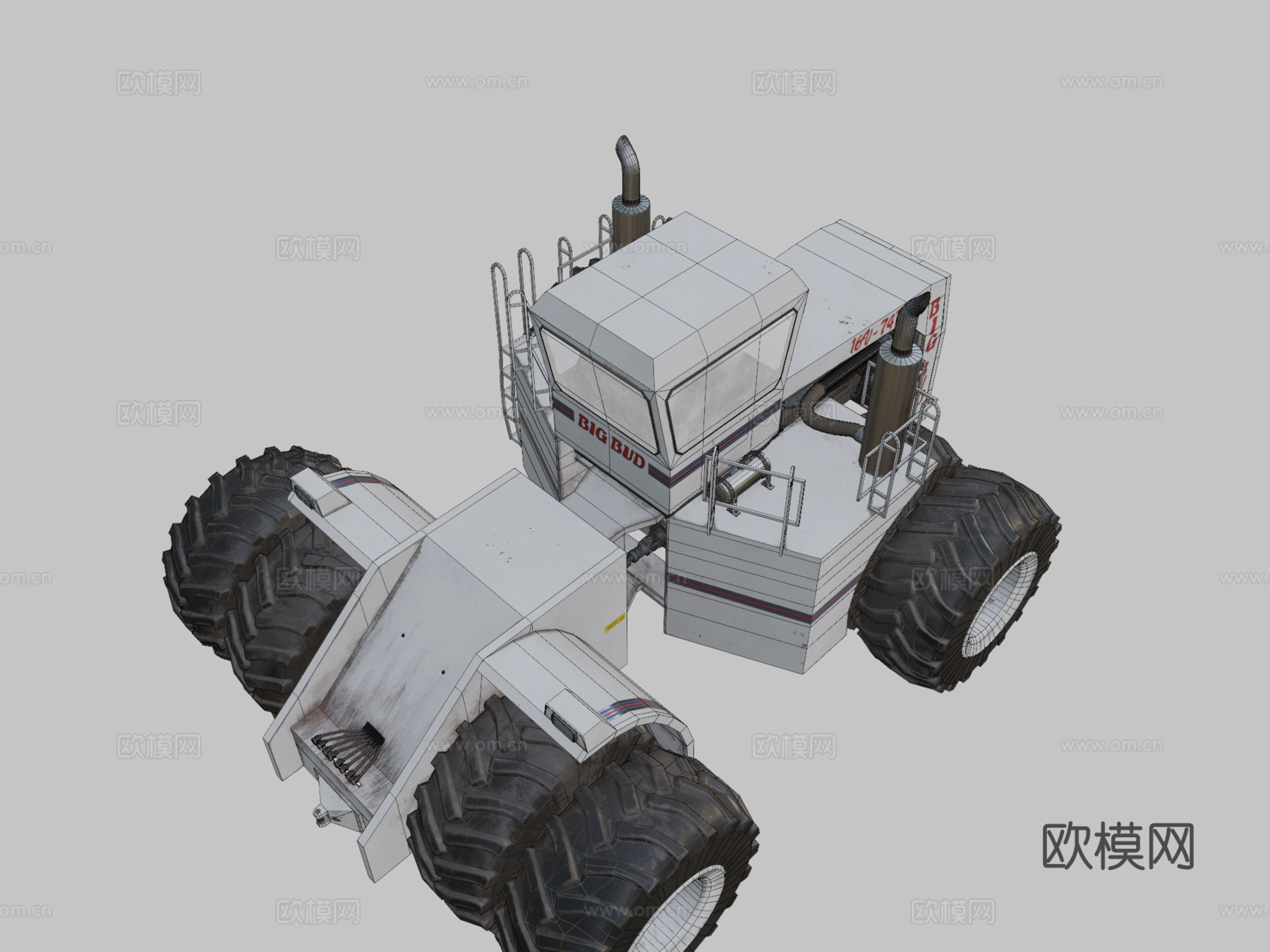 大芽 747 拖拉机su模型