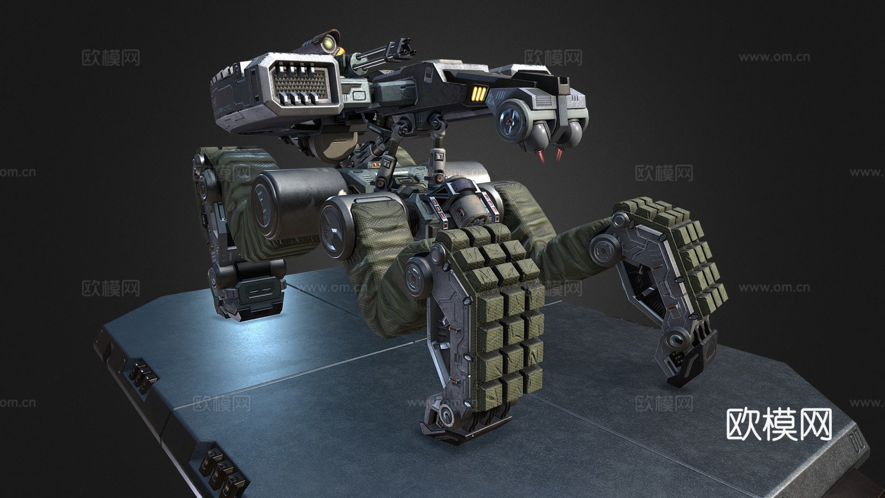 科幻机甲su模型