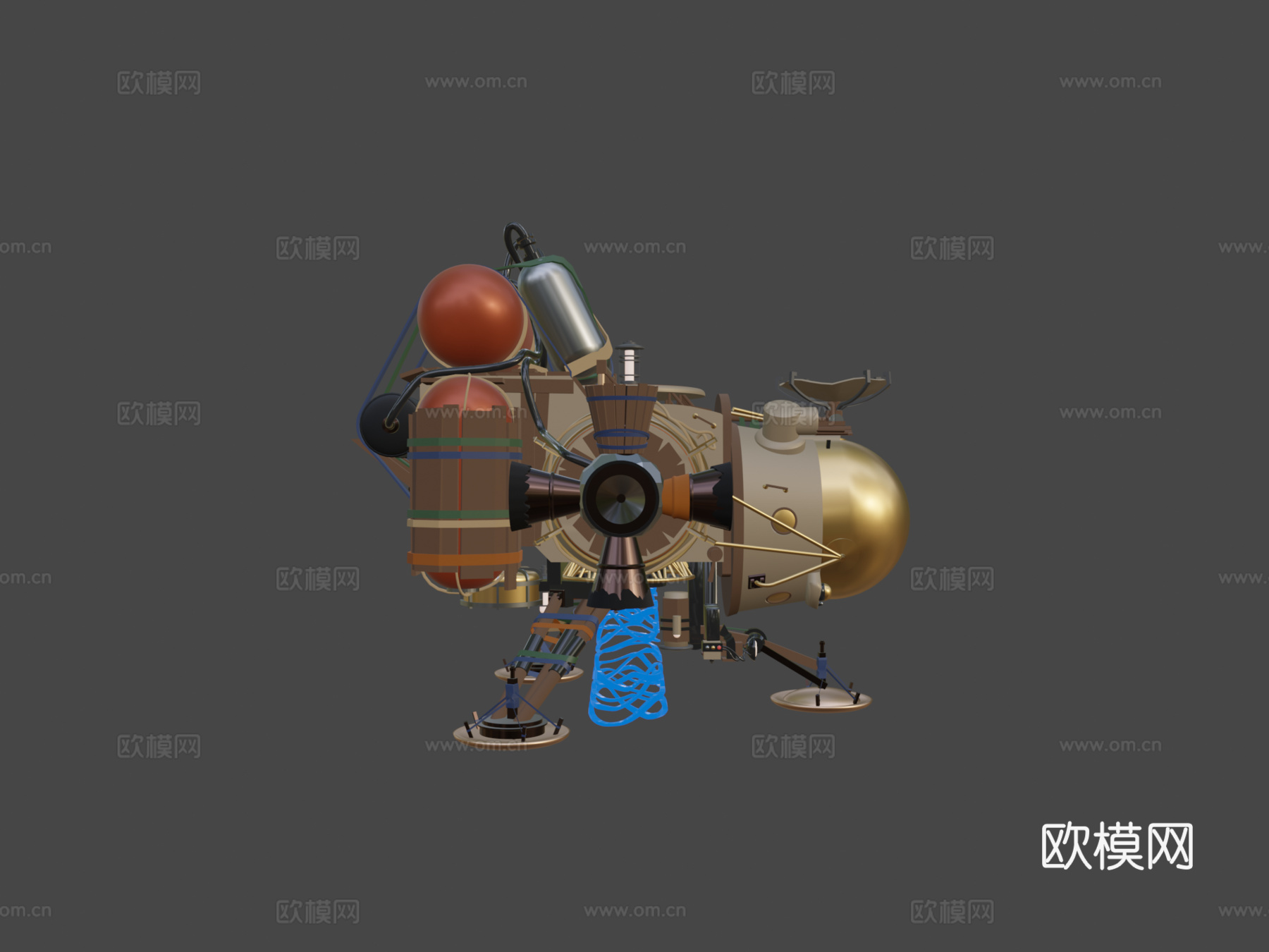 外层荒野  飞船su模型