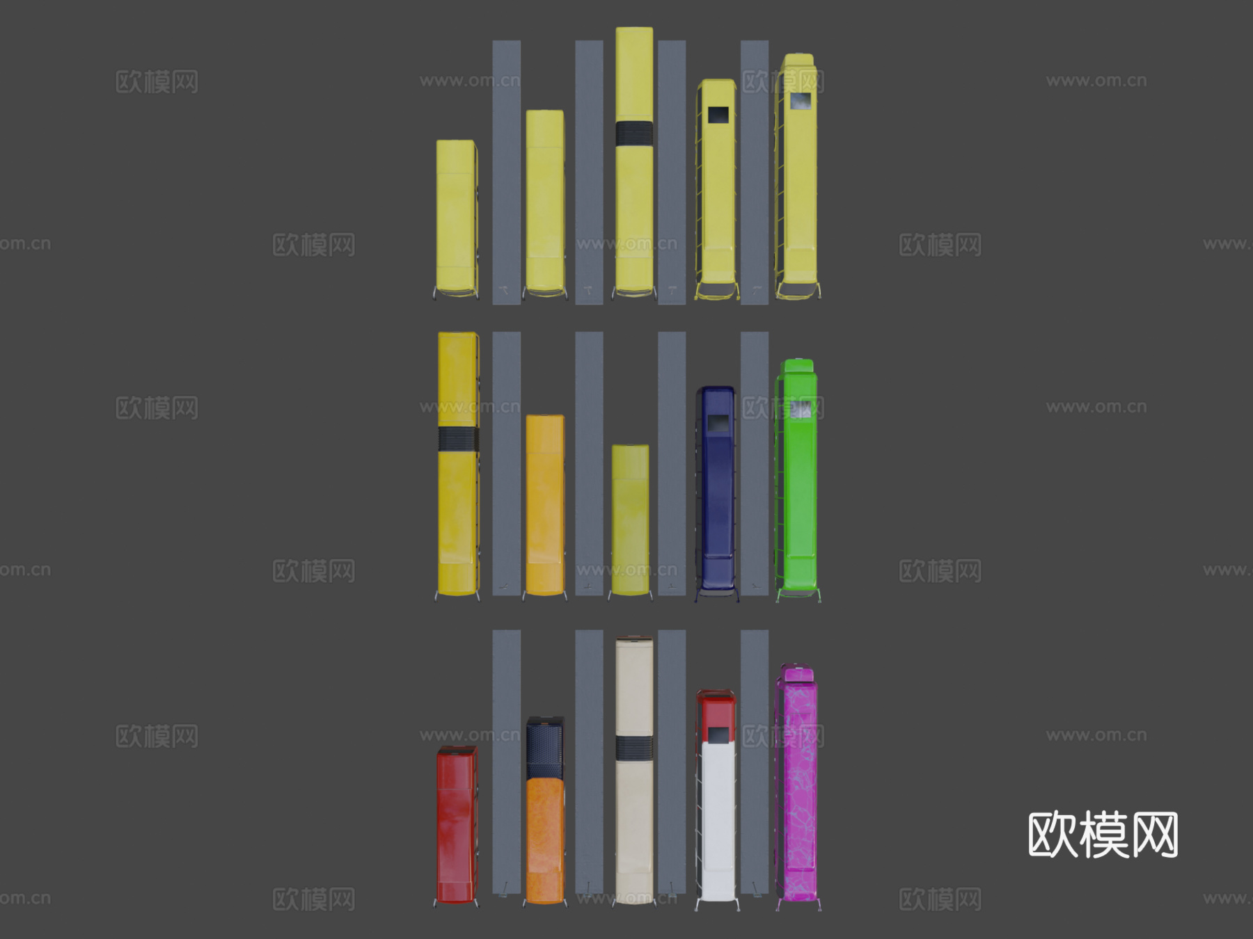 低多边形载具迷你包 3su模型