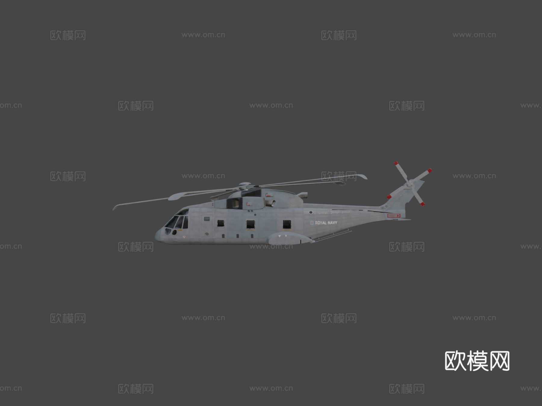 梅林 MK2 直升机su模型