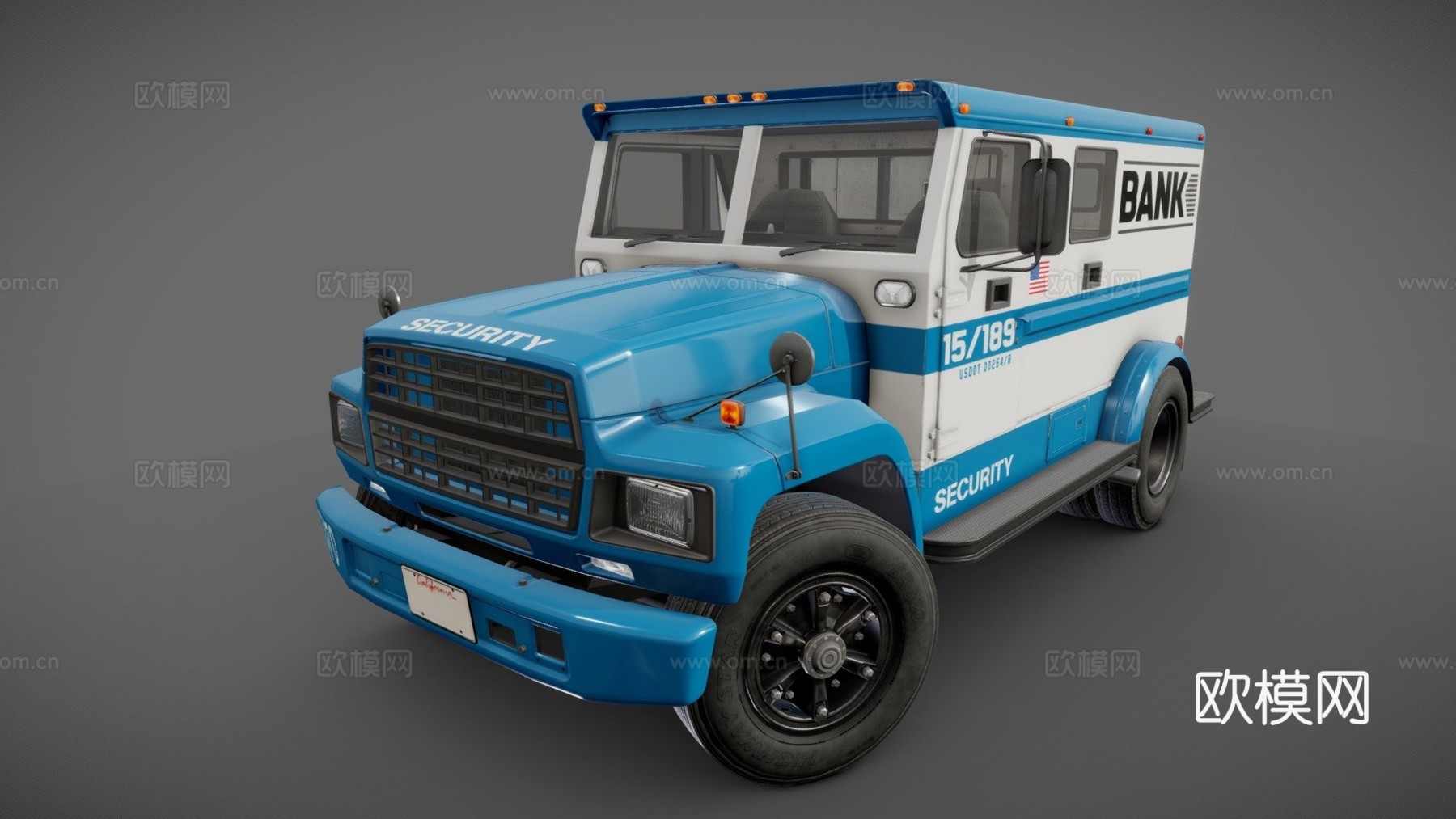 通用美国装甲卡车su模型