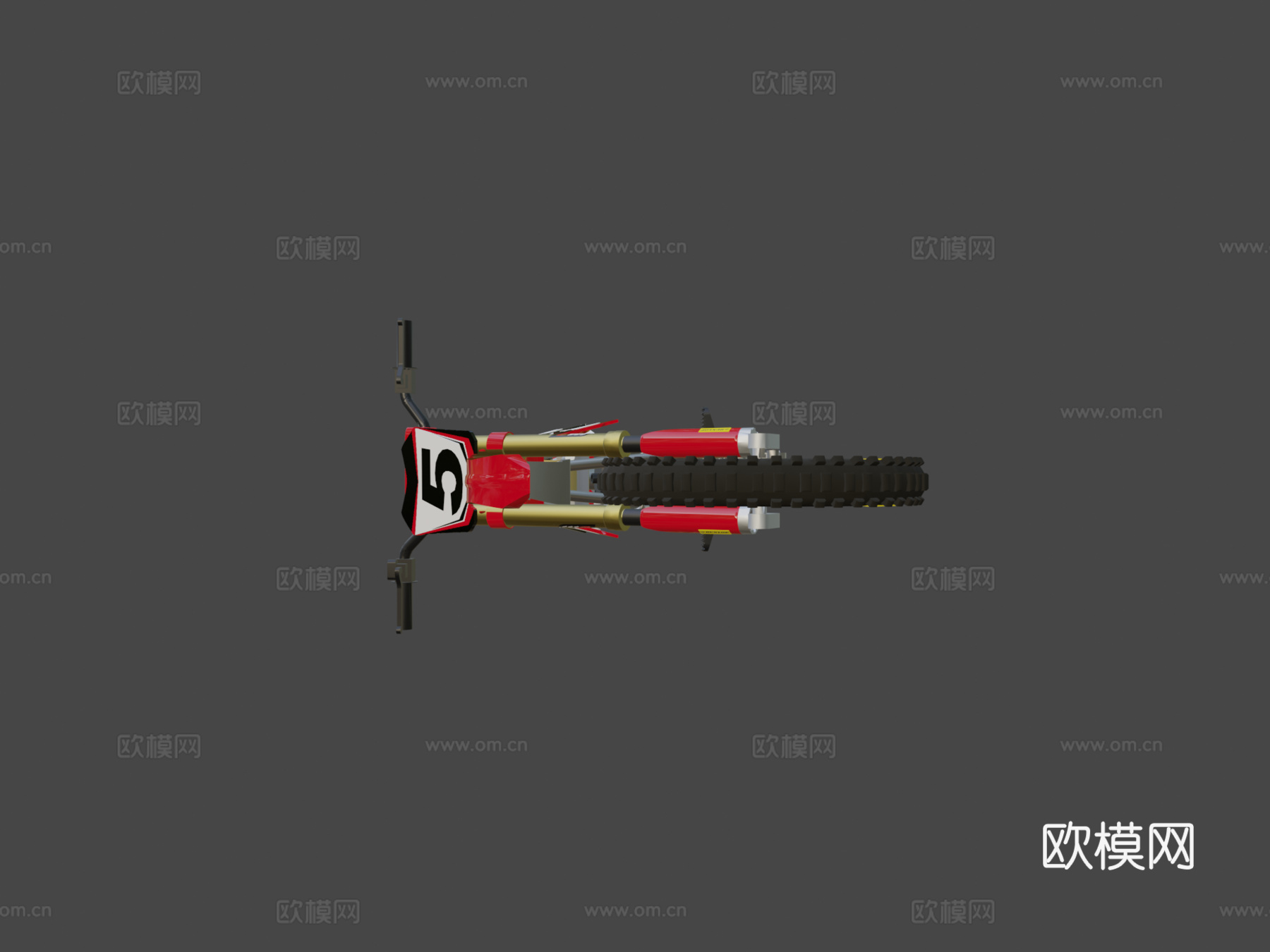 本田 CRF 250 四冲程越野摩托车su模型