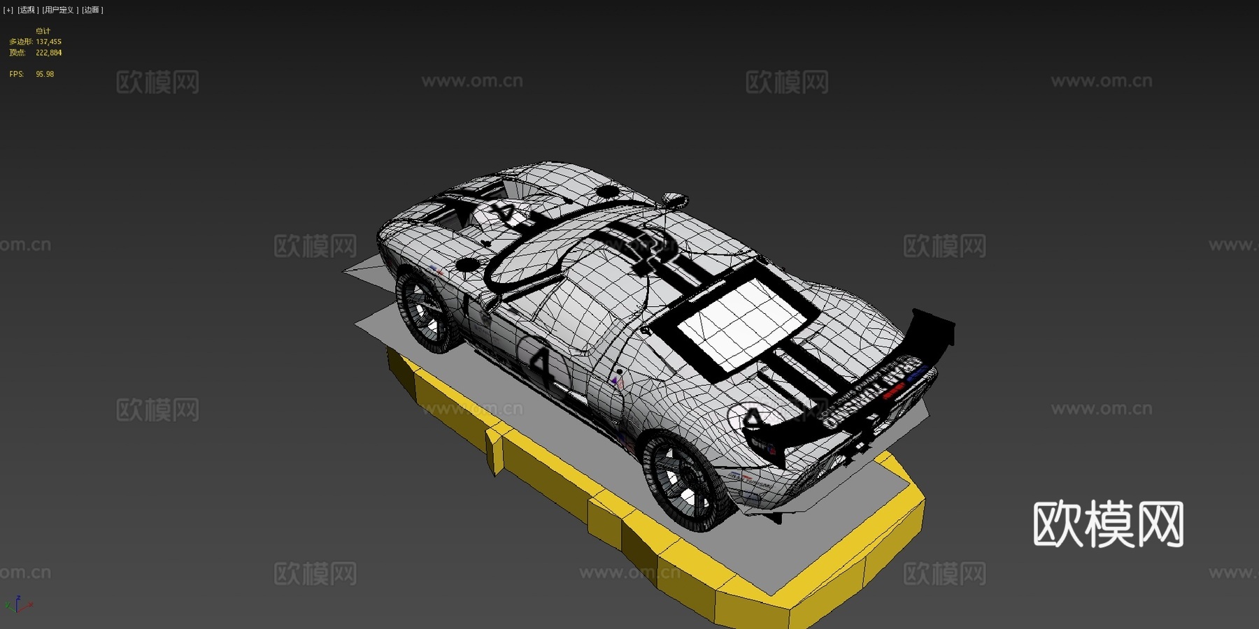 福特GT LM规格II测试车凯文ケビンsu模型