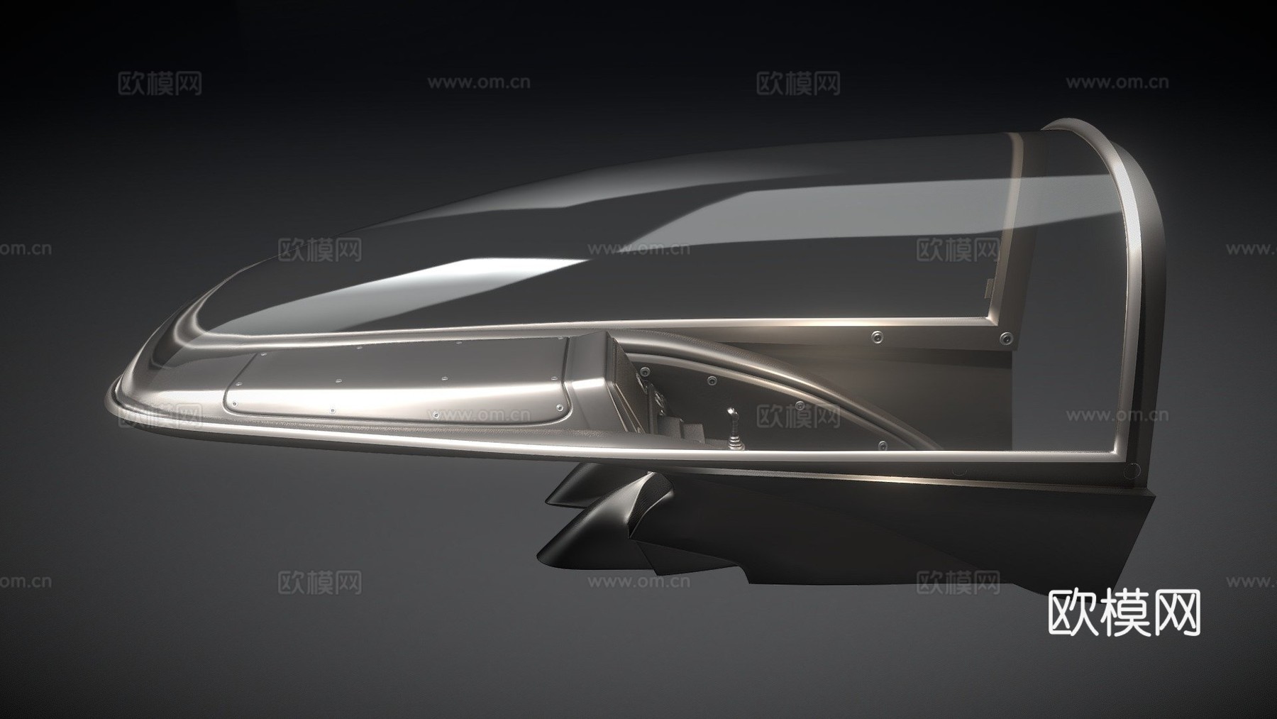 新型未来战斗喷气机驾驶舱(进行中-1)su模型