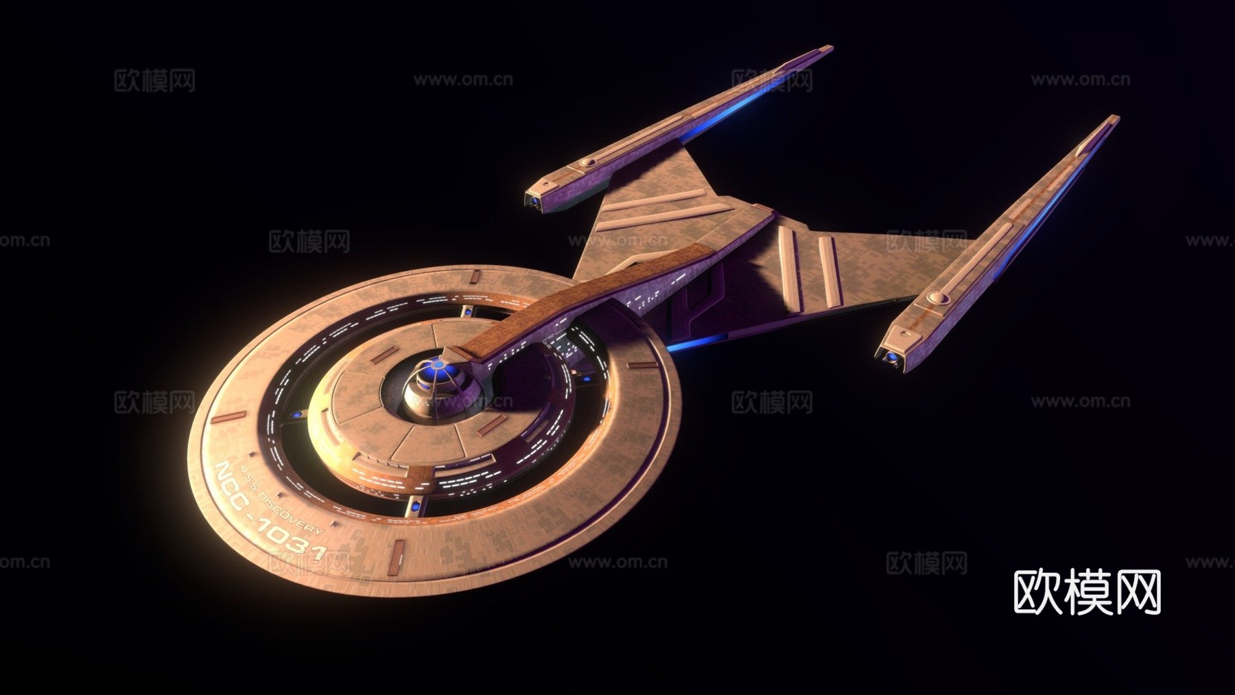 USS 发现号su模型