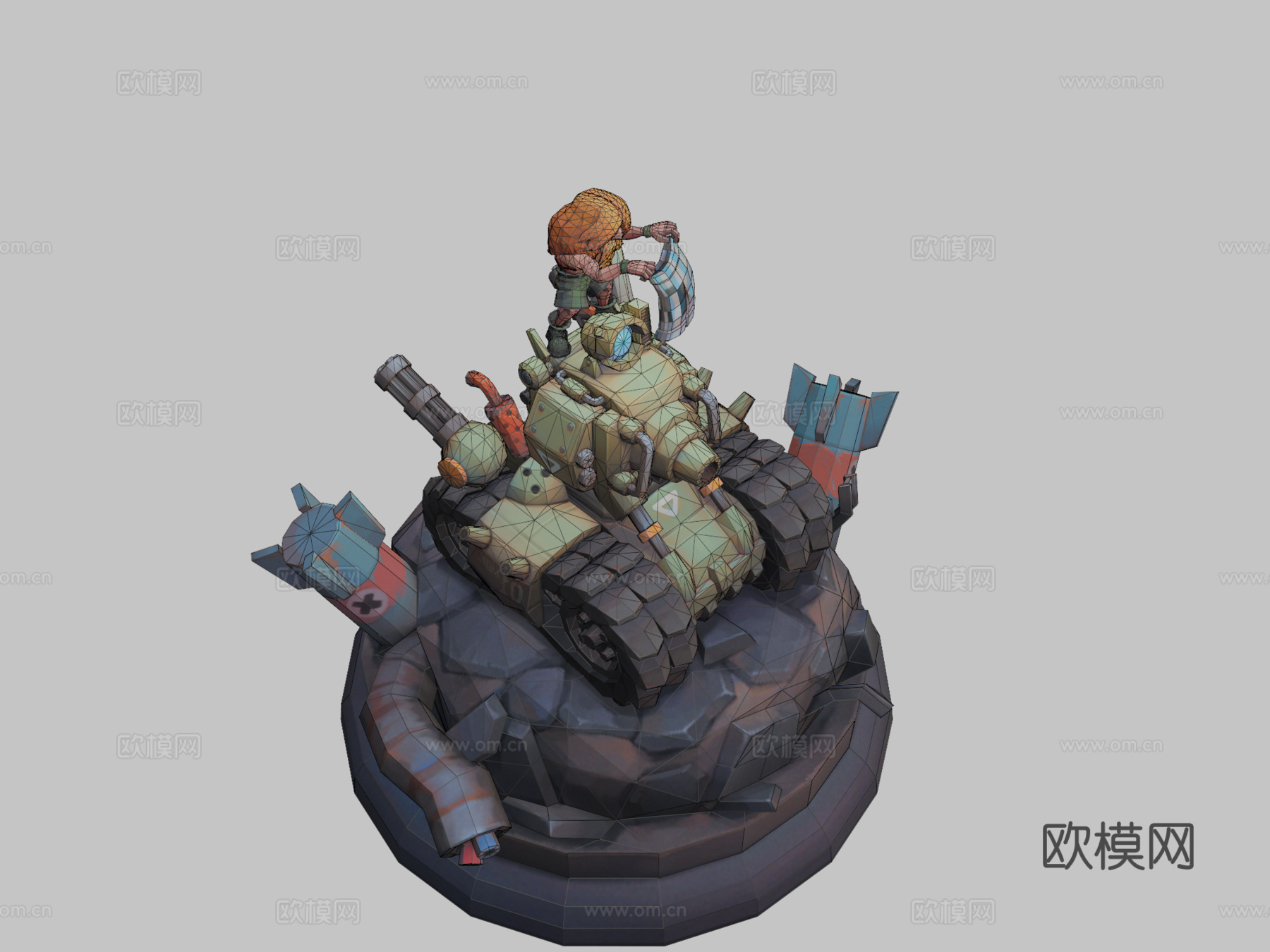 合金弹头su模型