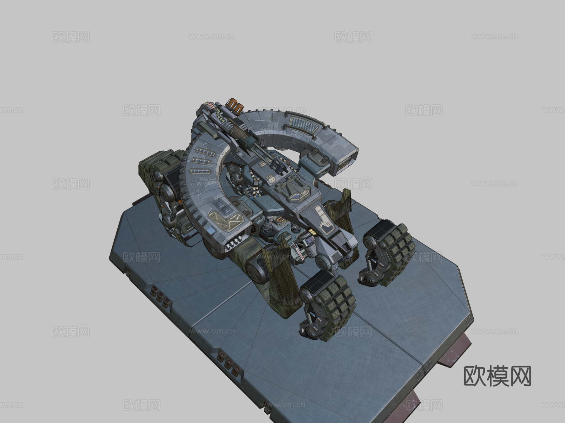 科幻机甲su模型