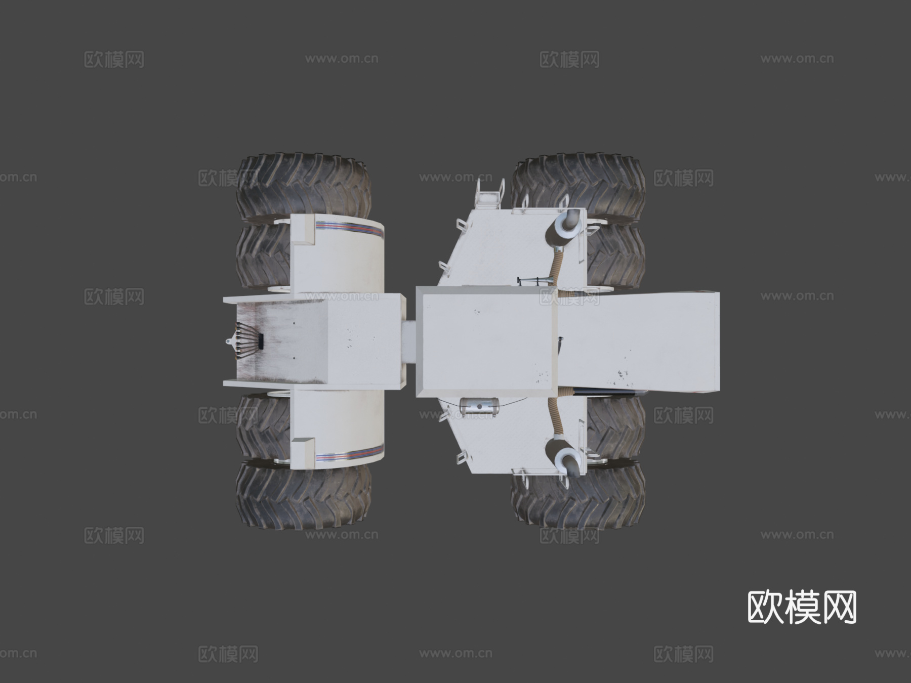 大芽 747 拖拉机su模型
