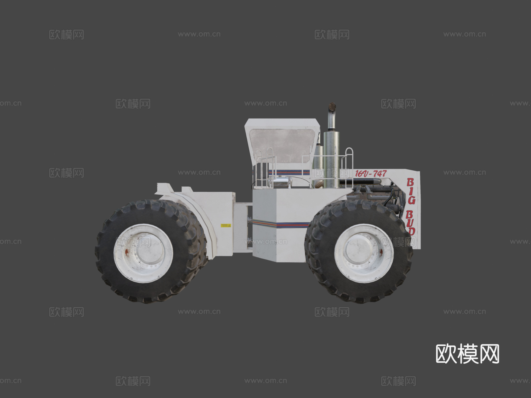 大芽 747 拖拉机su模型