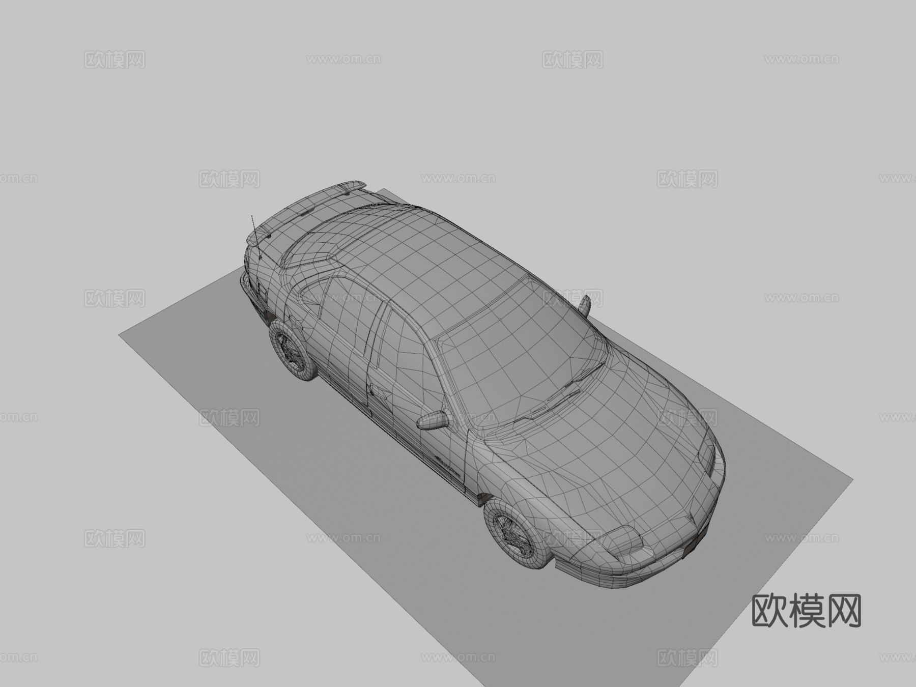 -1999庞蒂亚克太阳火su模型