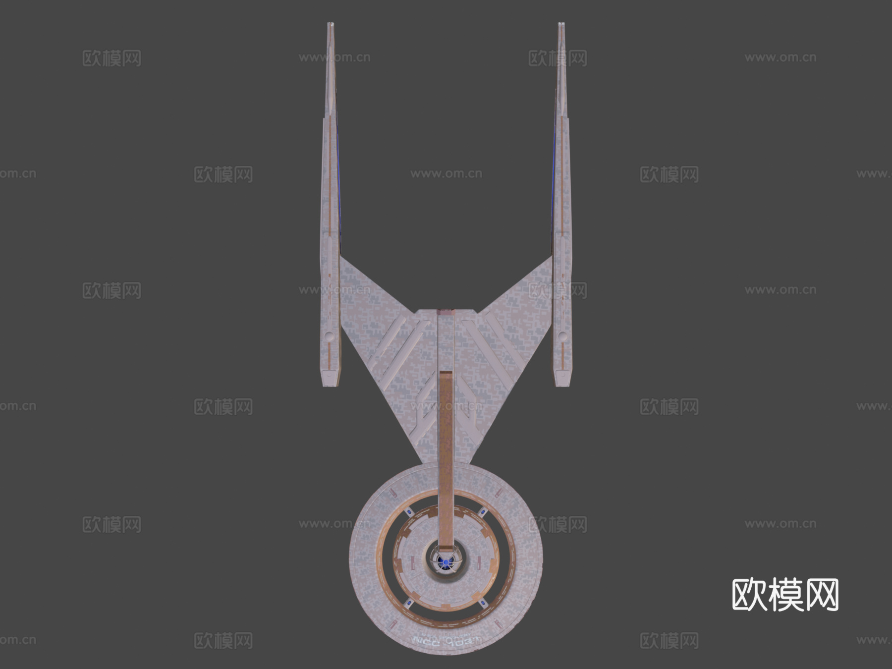 USS 发现号su模型