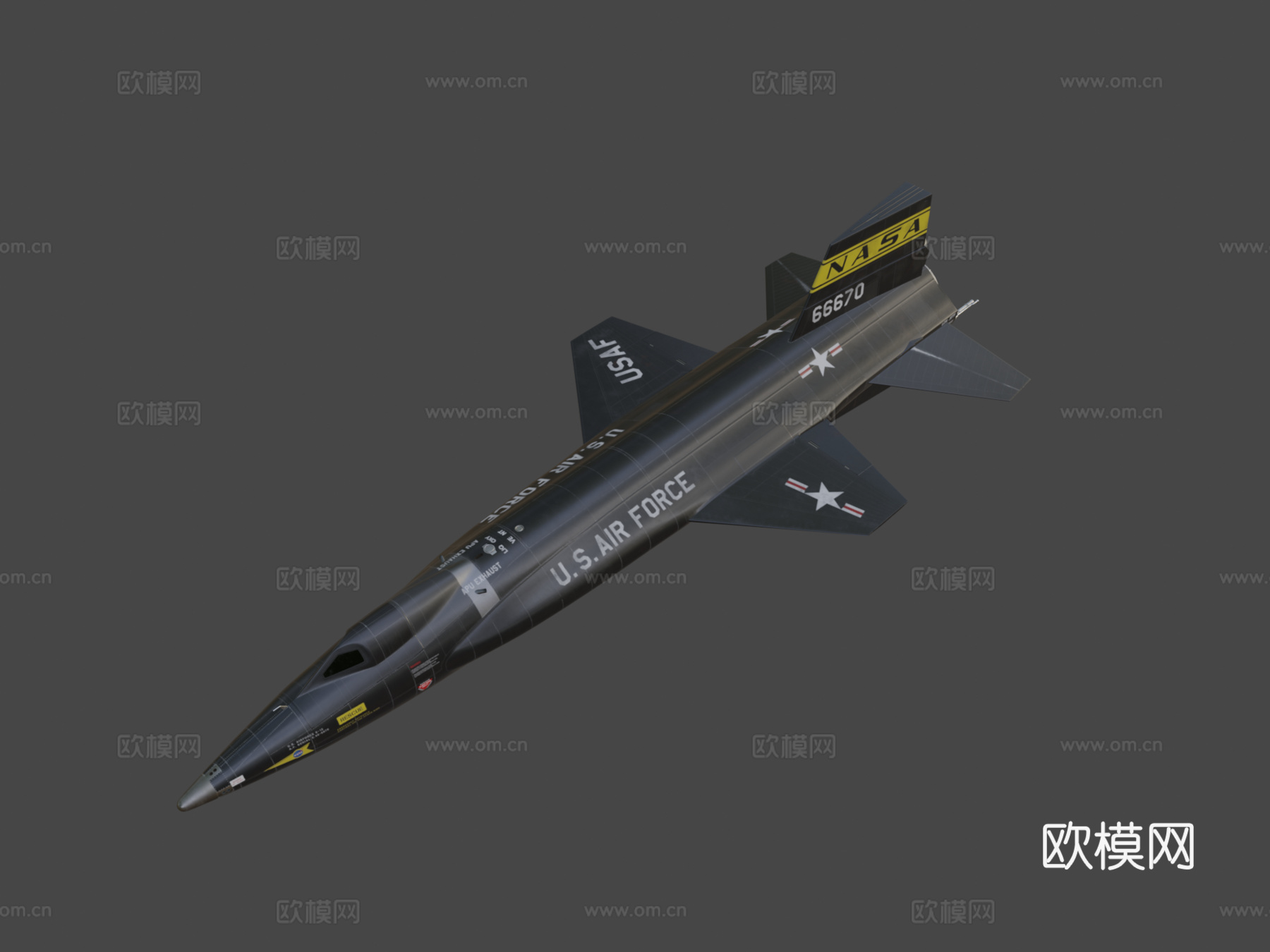 北美 X15 飞机su模型