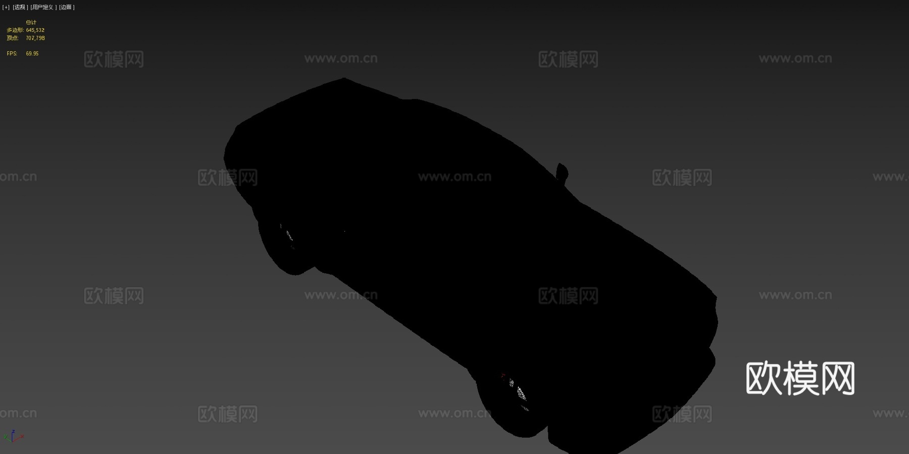 道奇 挑战者 SRT 地狱猫su模型