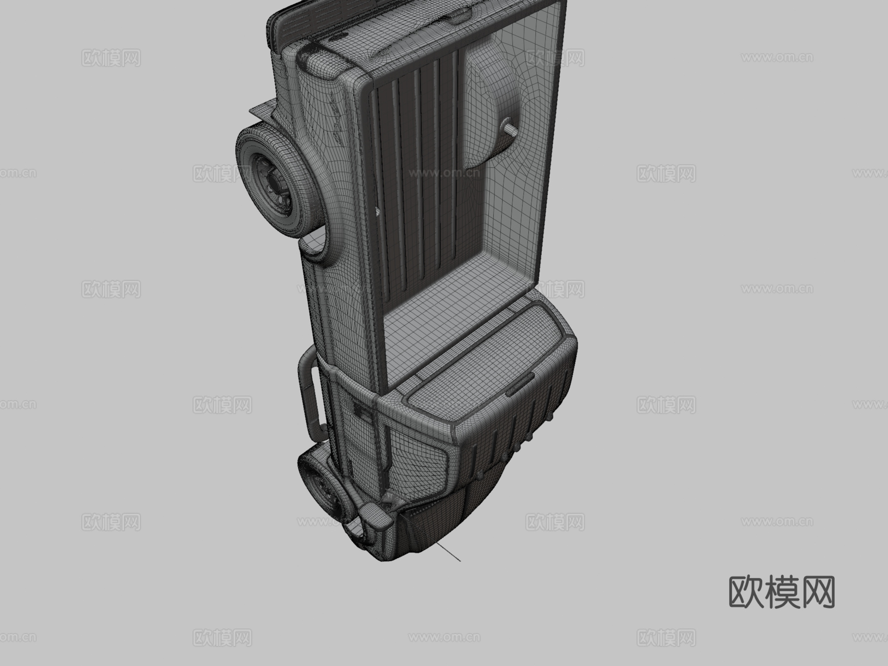 F350 超级责任高多边形su模型