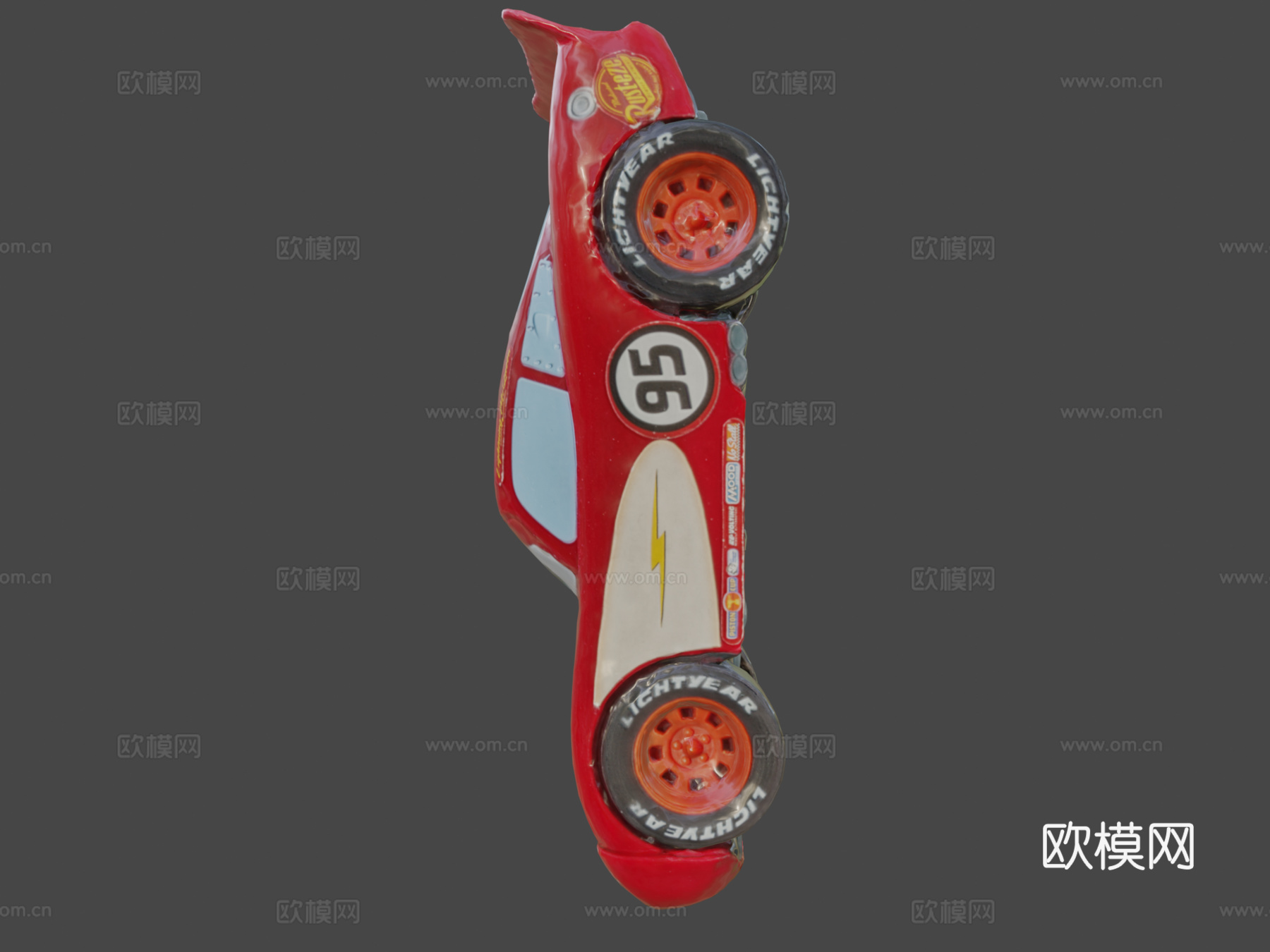 麦昆玩具车 扫描su模型