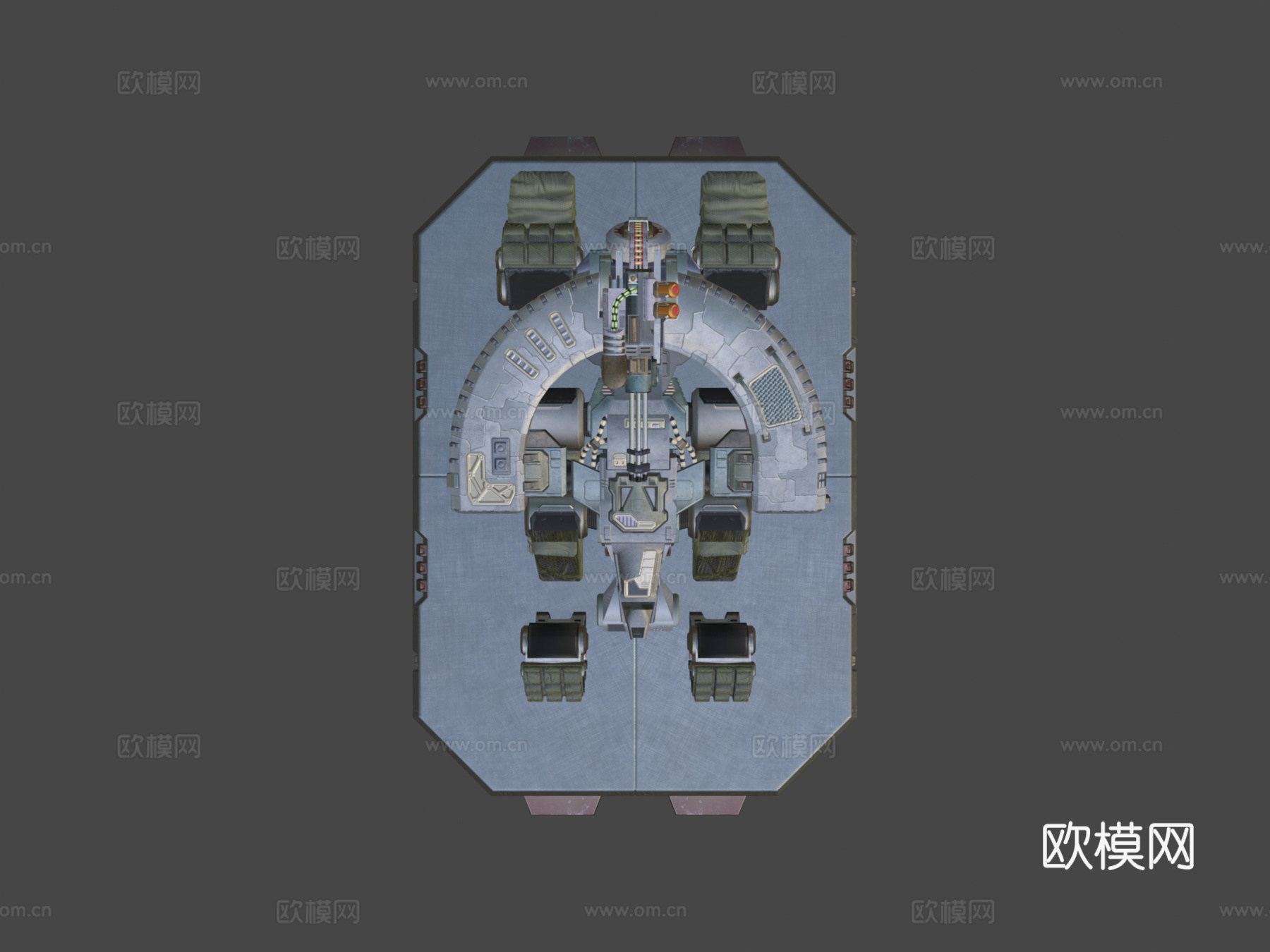 科幻机甲su模型