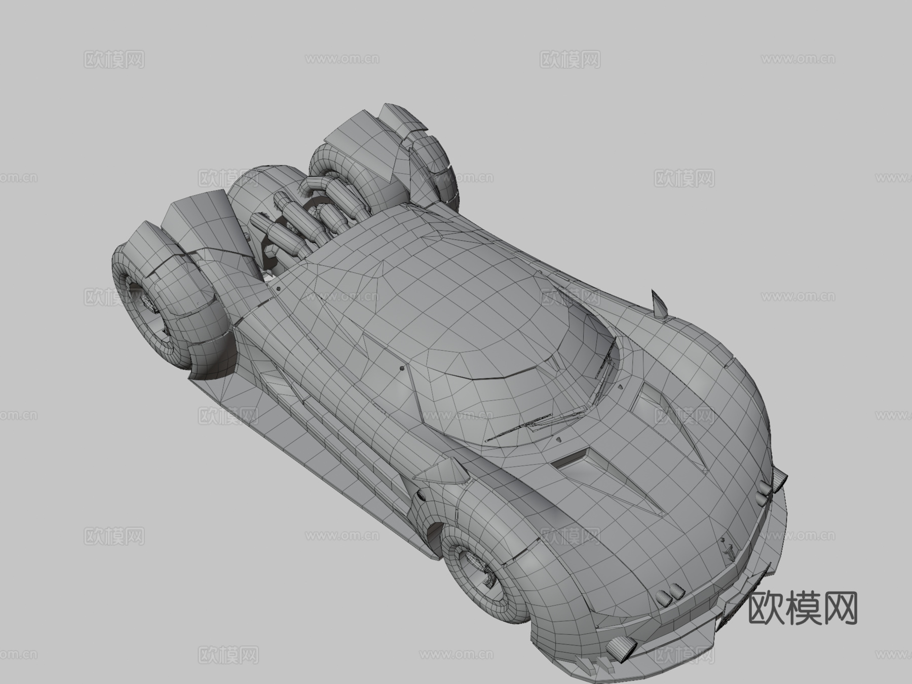 雷霆大师 超级跑车 马克I 作者 Alex.Kasu模型