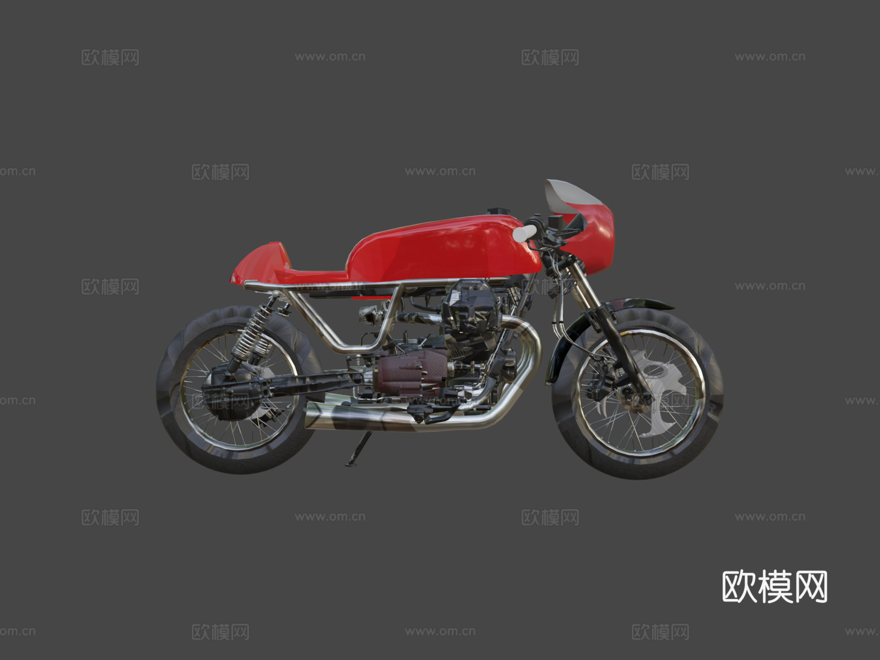摩托古兹 V型双缸su模型