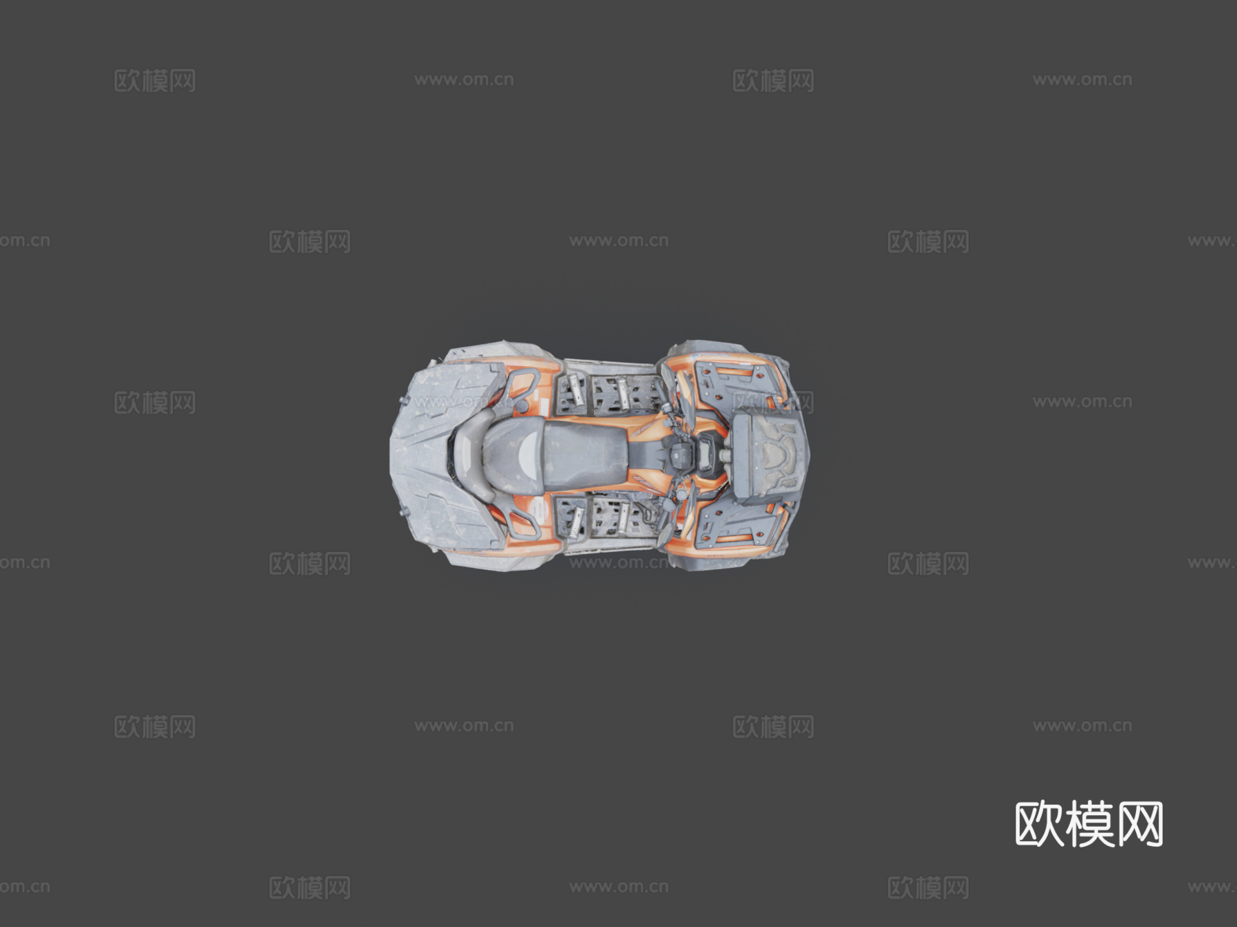 CF Moto X10 全地形车 四轮摩托车su模型
