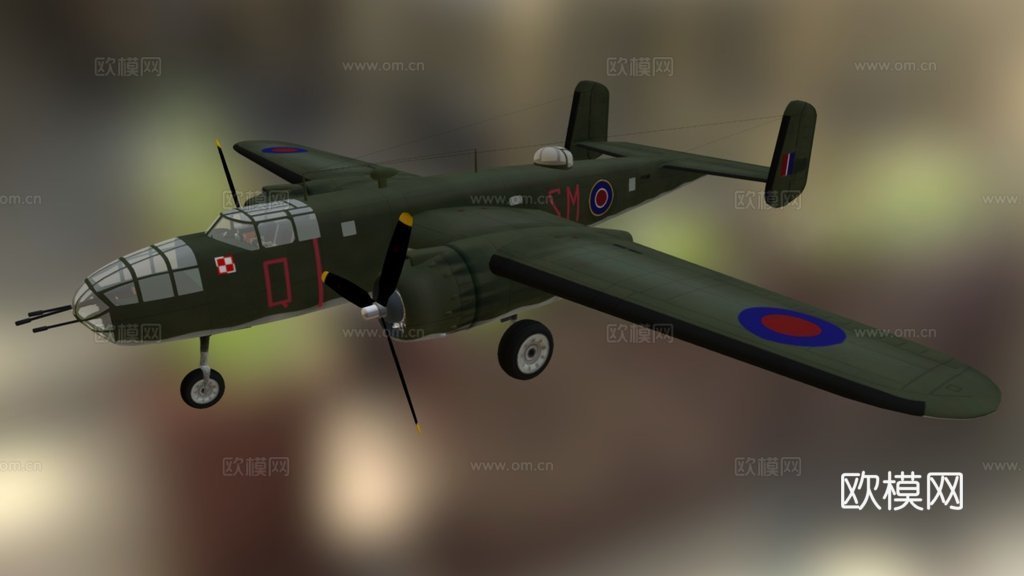 北美B25米切尔su模型