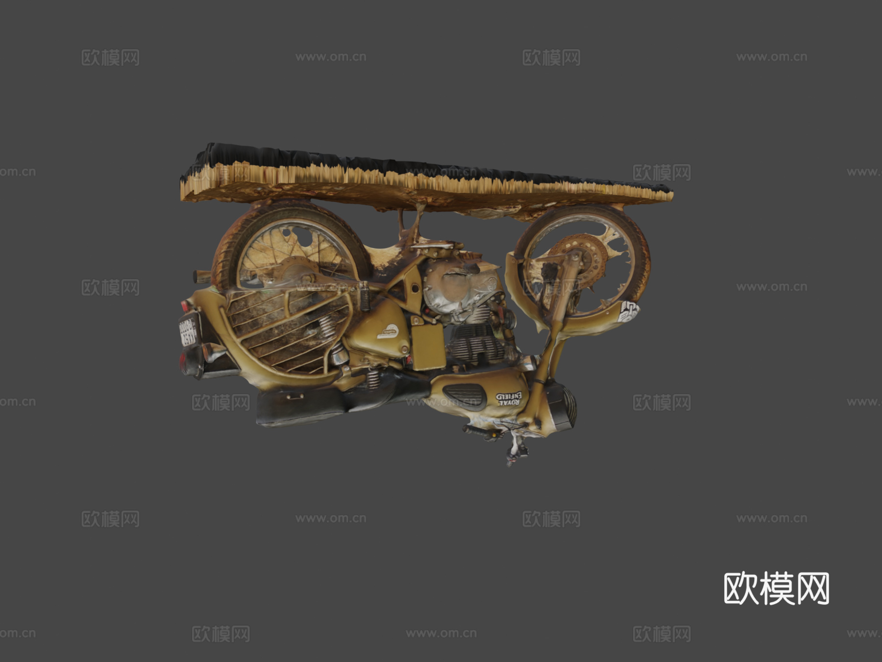 摩托车  皇家恩菲尔德su模型