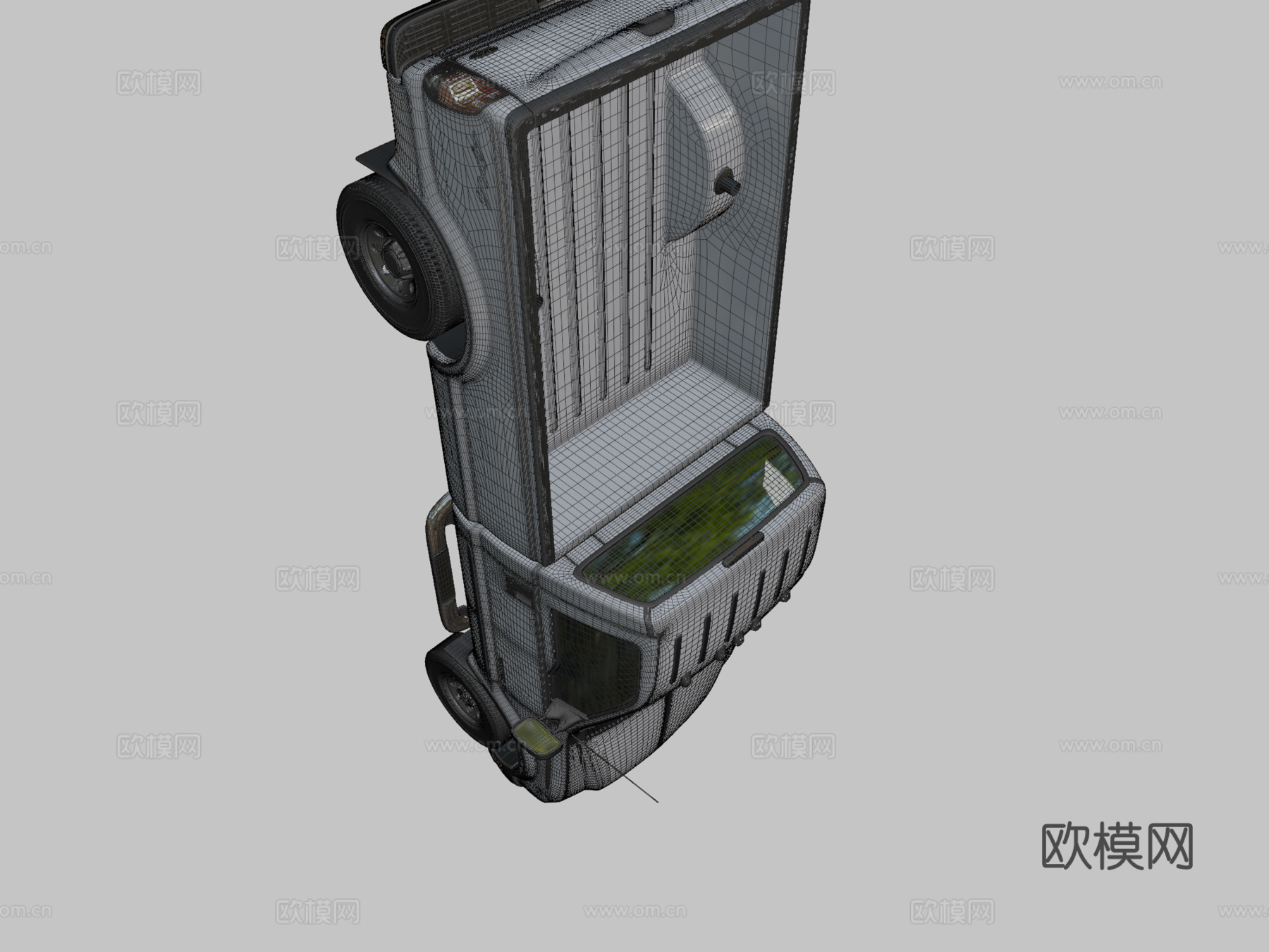 F350 超级责任高多边形su模型