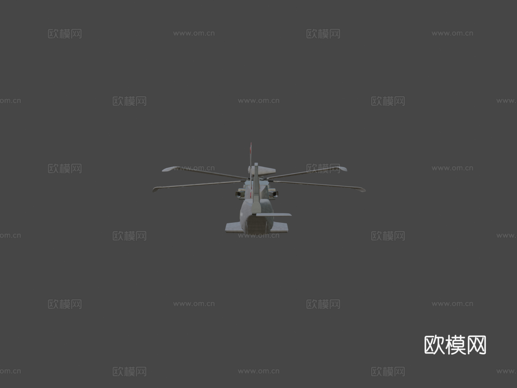 梅林 MK2 直升机su模型