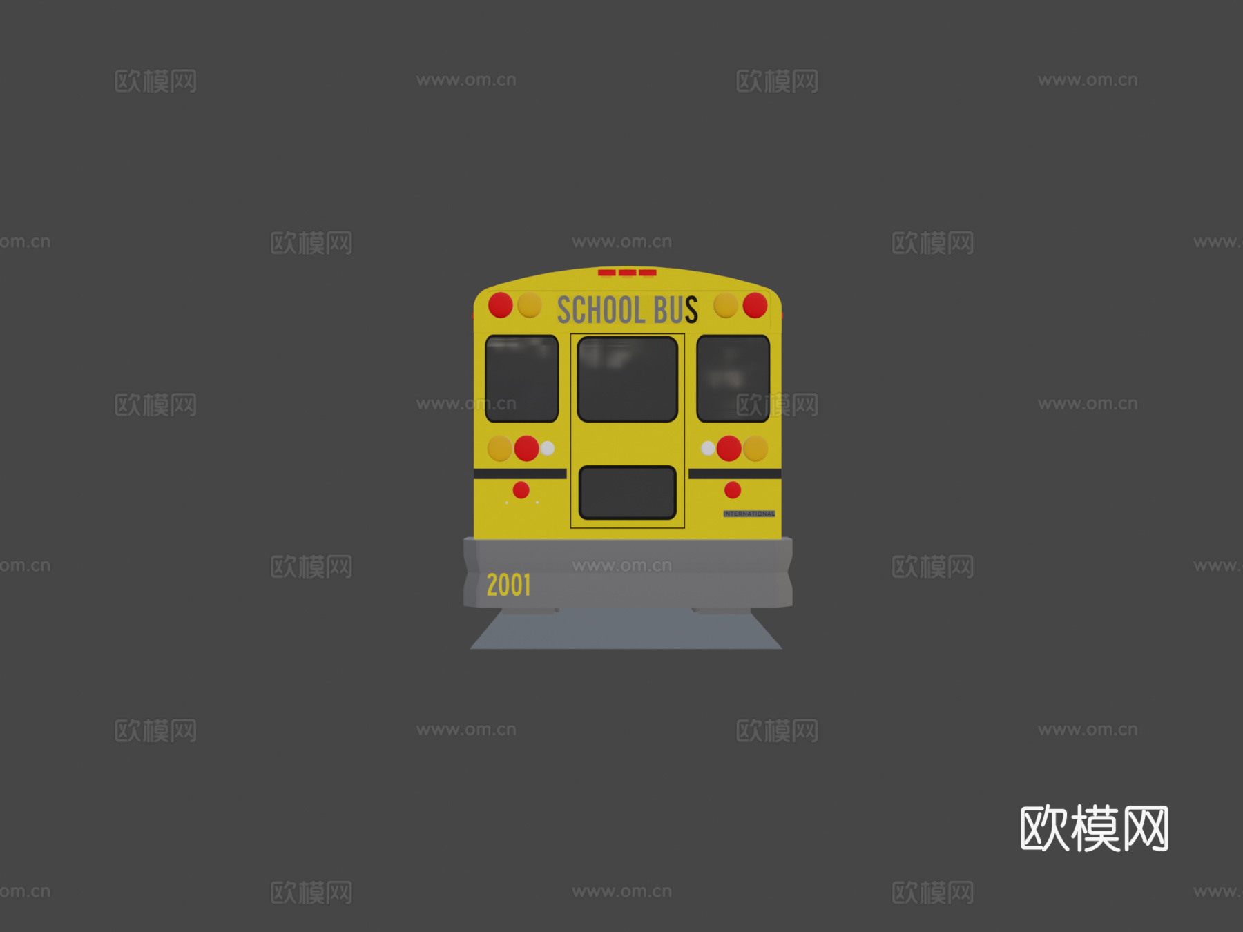 校车改装su模型
