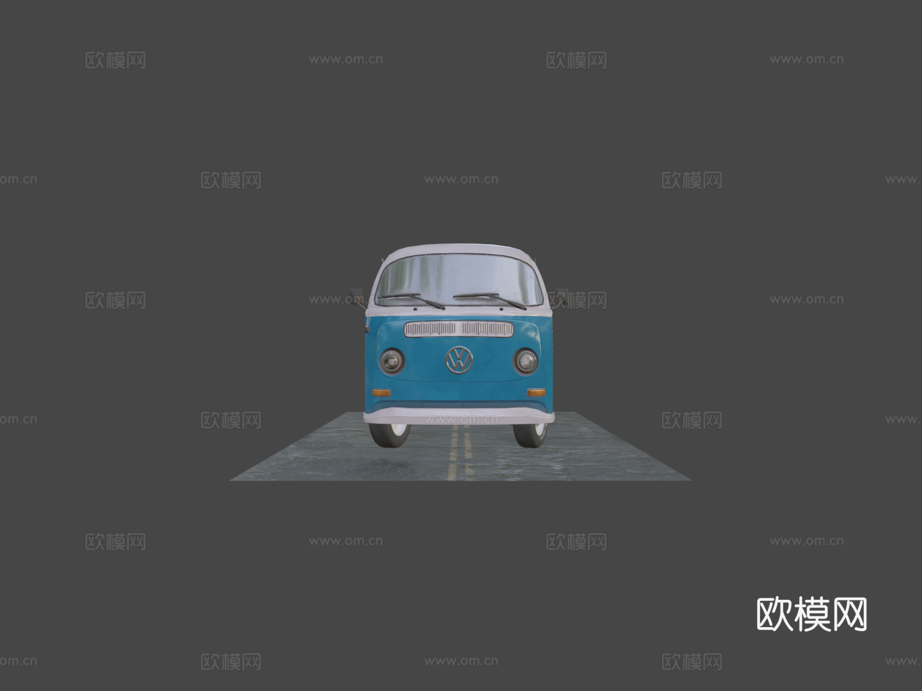 大众巴士 1971su模型