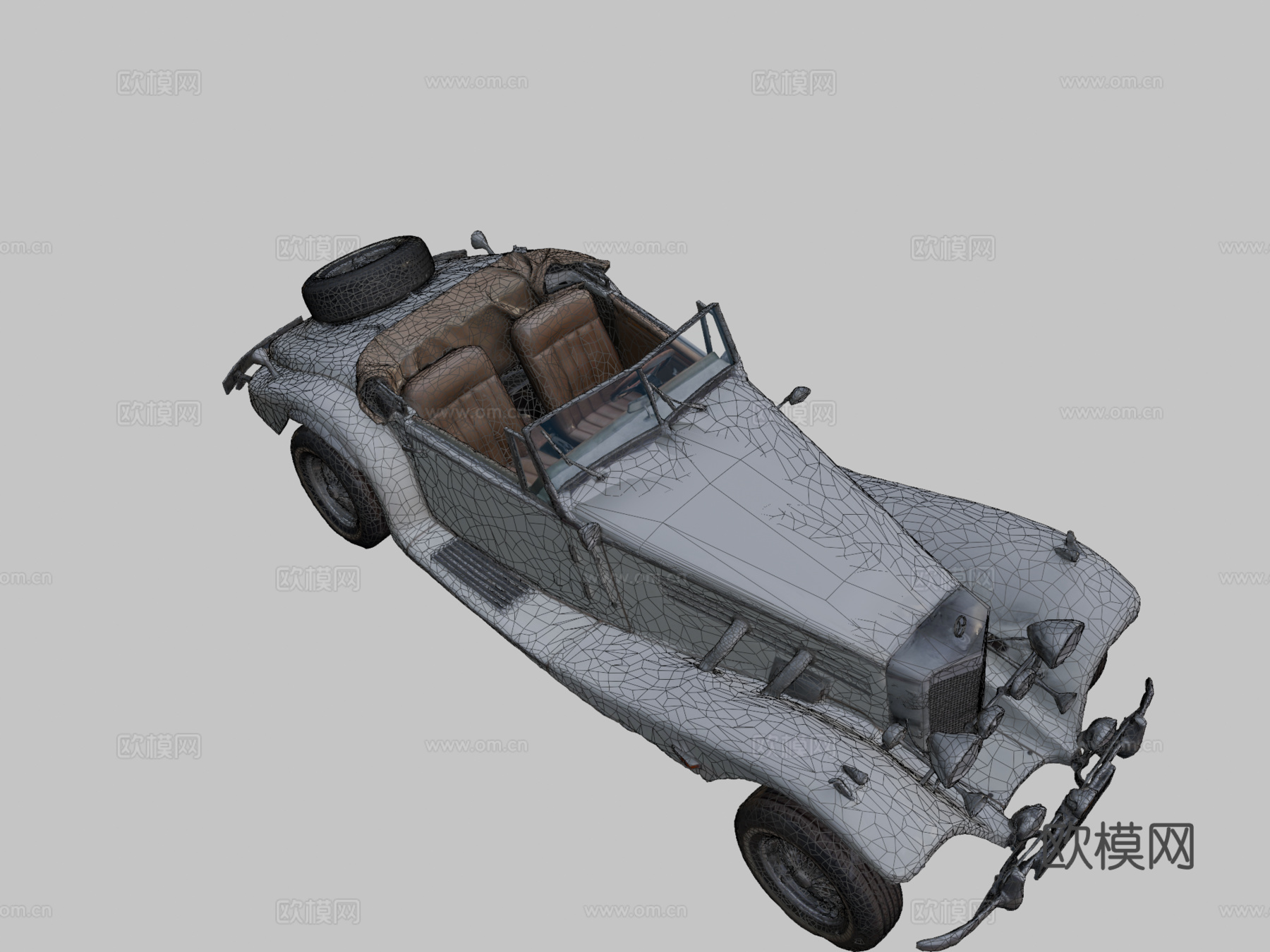 梅赛德斯-奔驰500K玛琳(1936)su模型