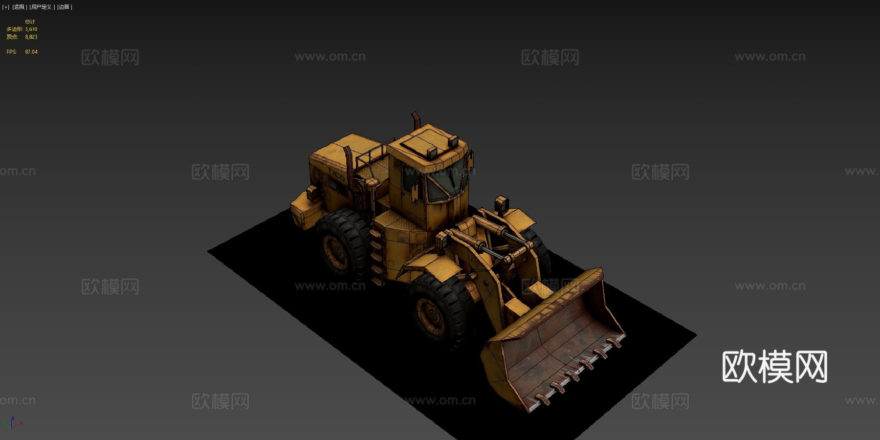 轮式装载机su模型