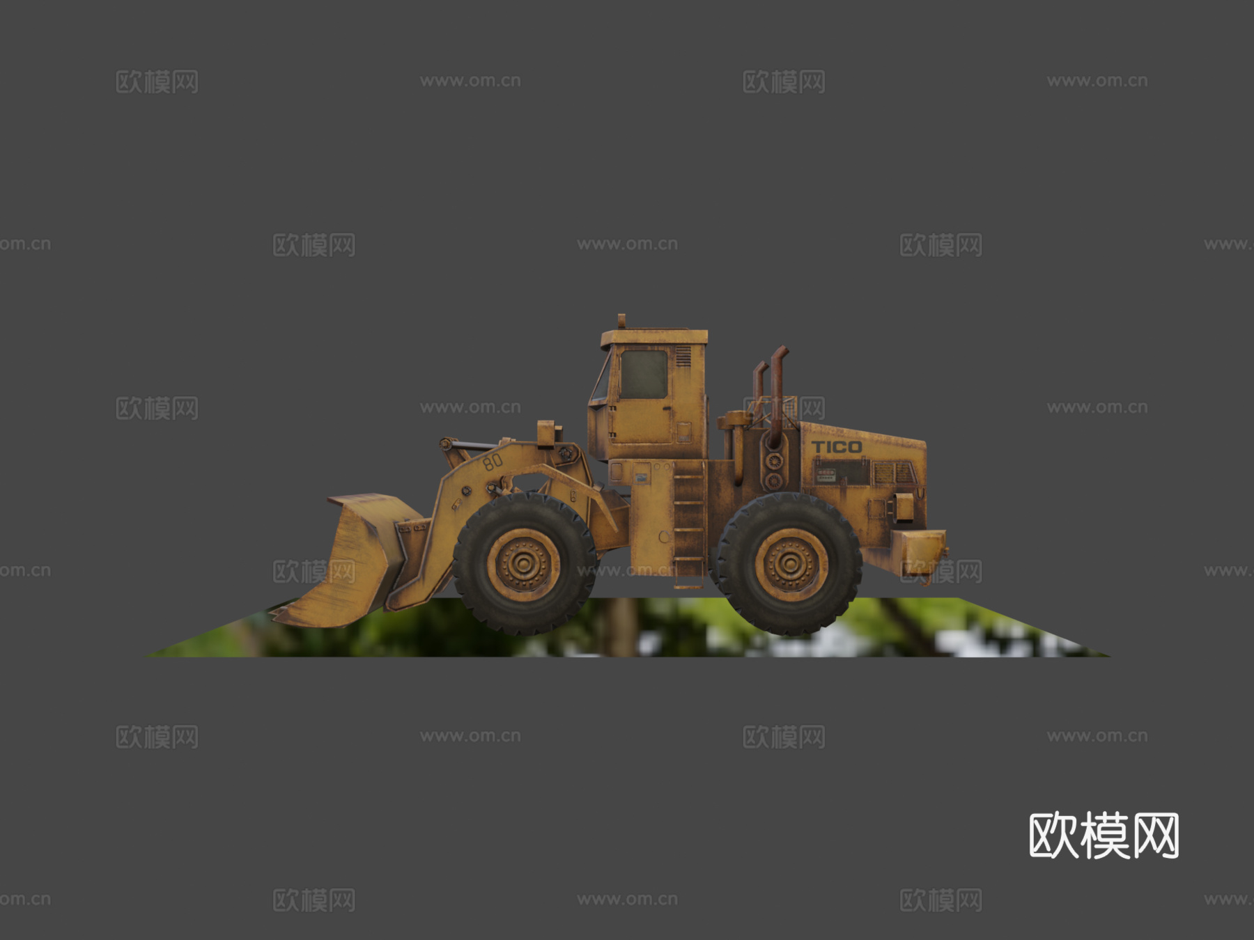 轮式装载机su模型