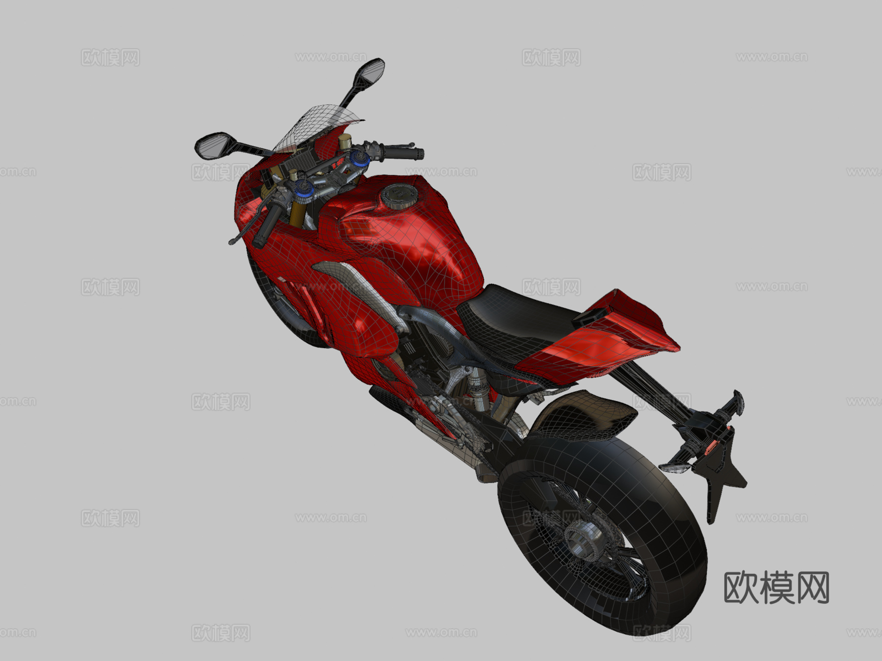 杜卡迪 帕尼加莱 V4su模型