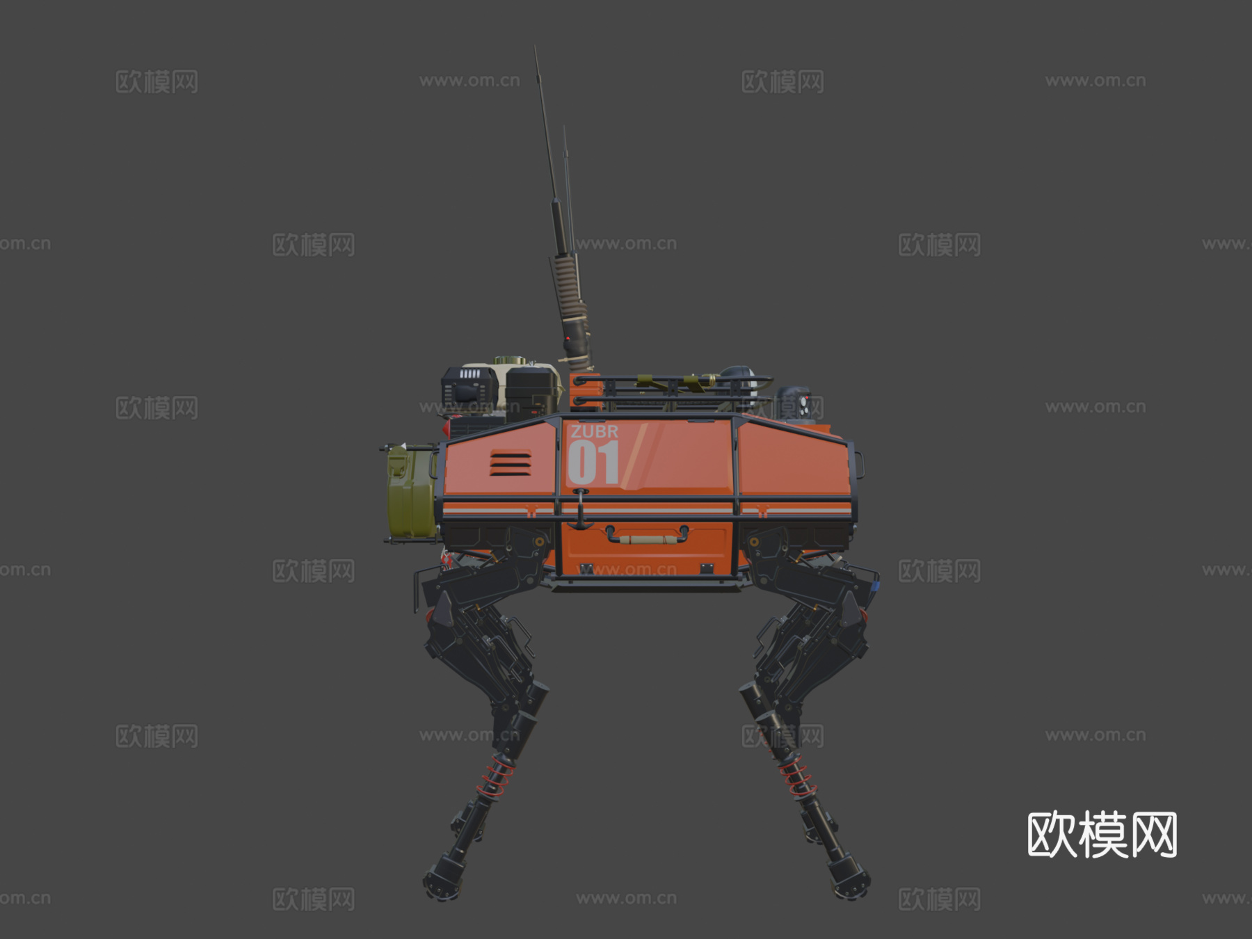 机器人伊热夫斯克机械 草案su模型