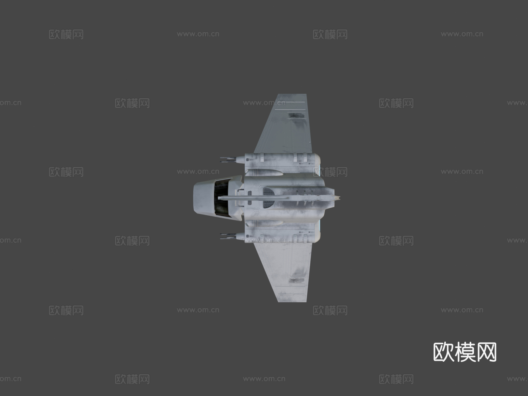 D帝国拉姆达穿梭机-星球大战模型su模型