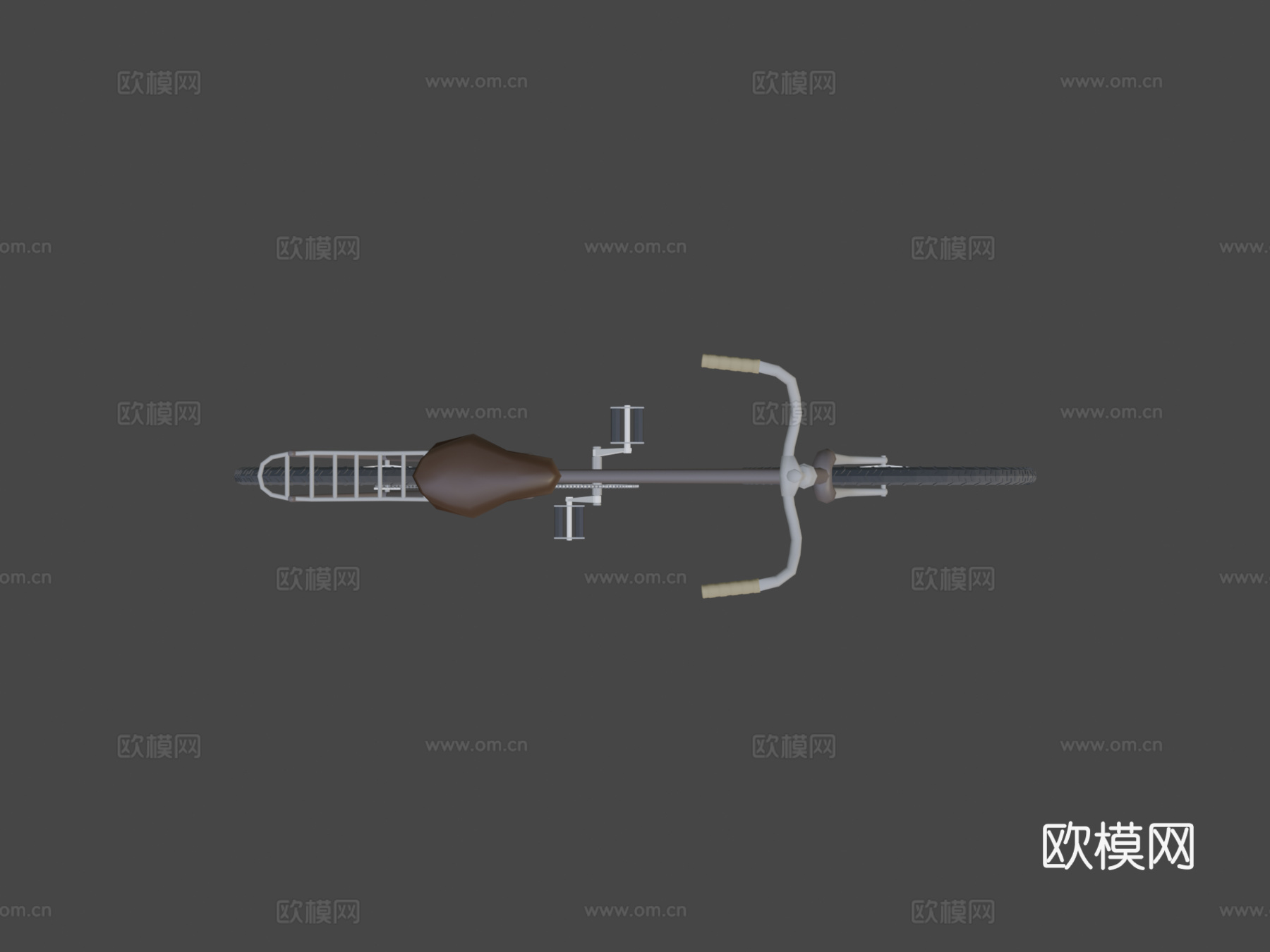 旧自行车su模型