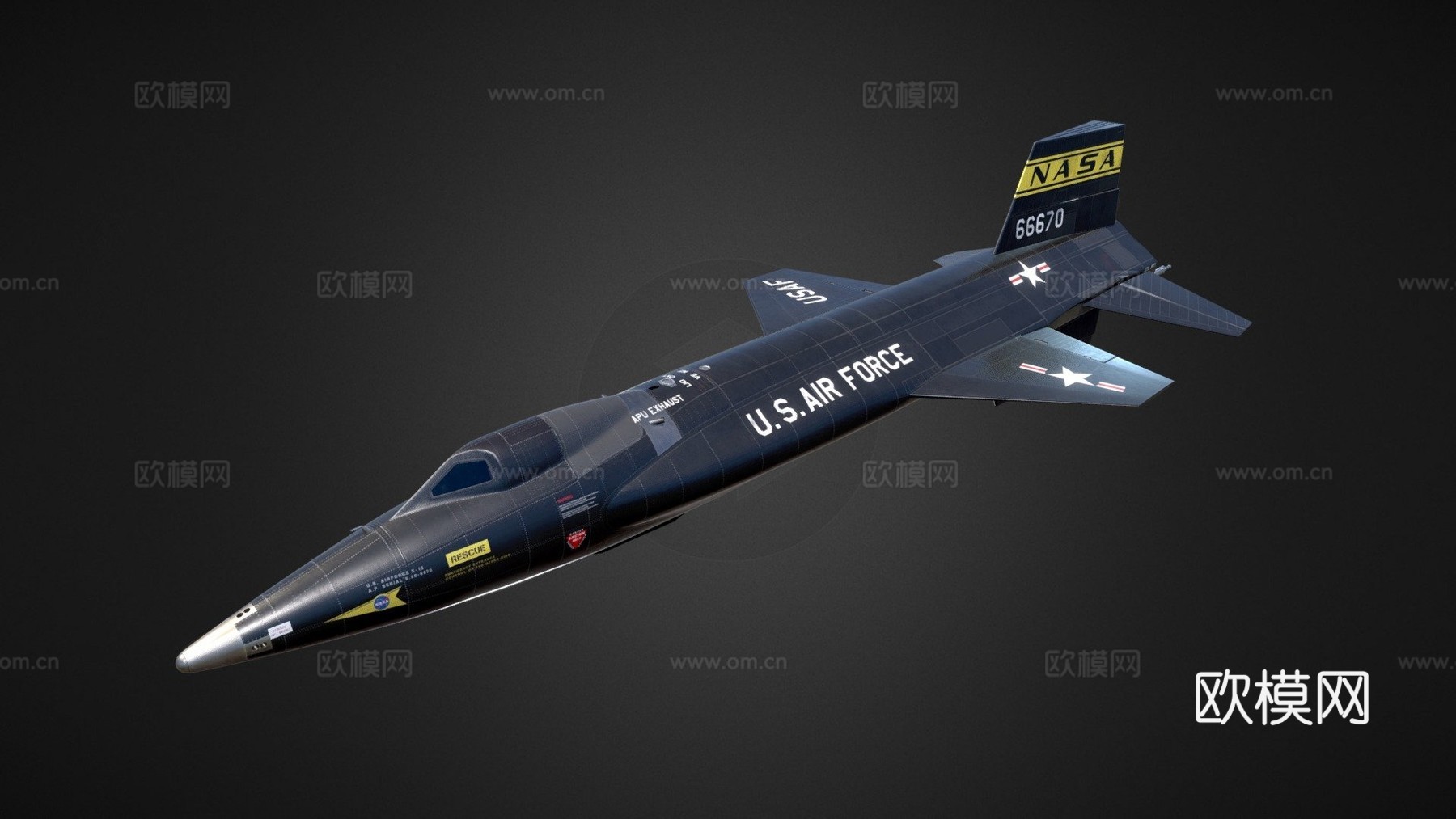 北美 X15 飞机su模型