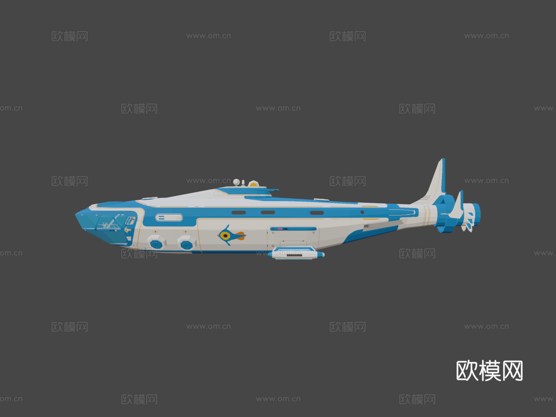 阿特拉斯潜艇su模型