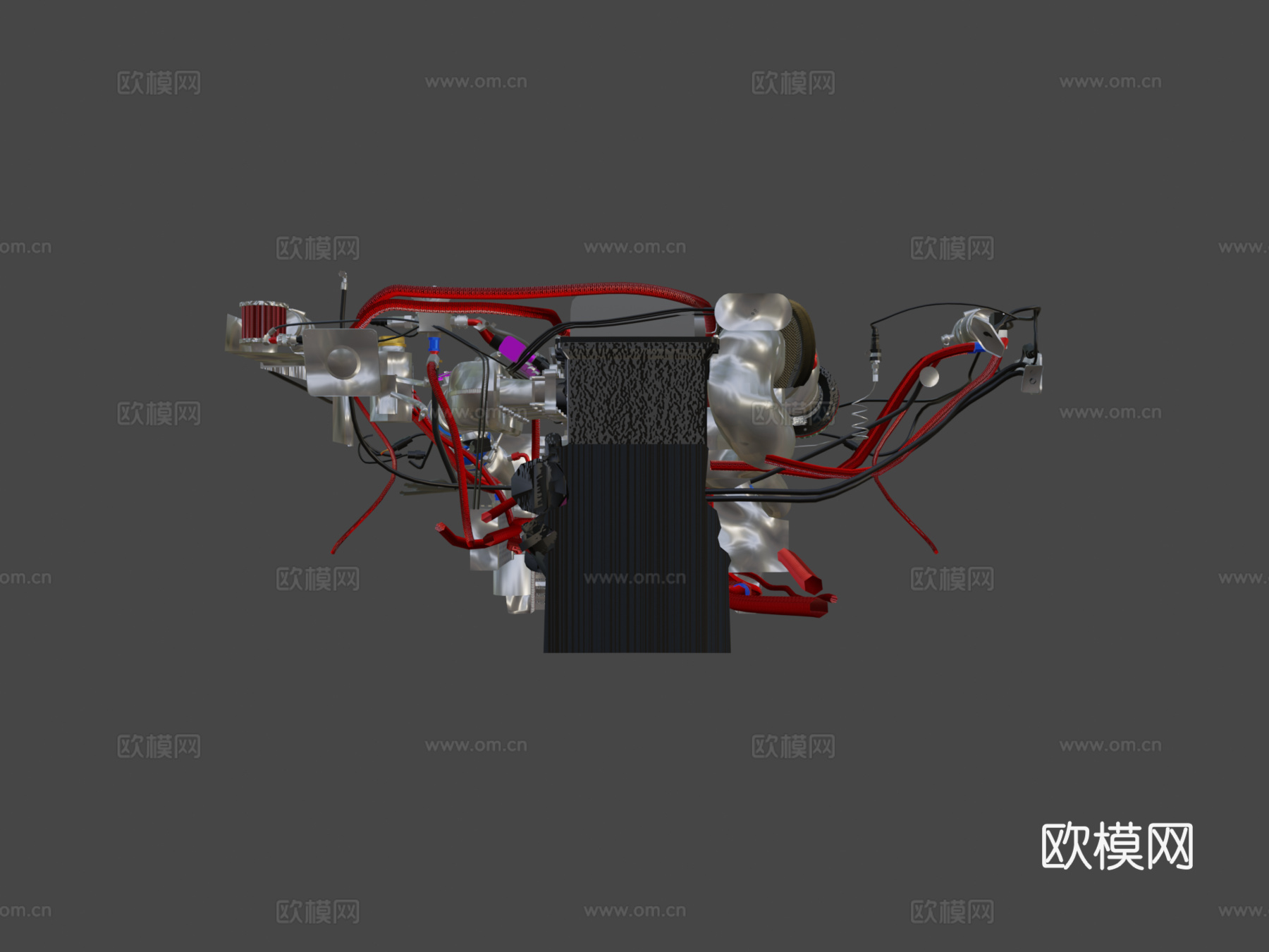 丰田 2JZ GTE 发动机su模型