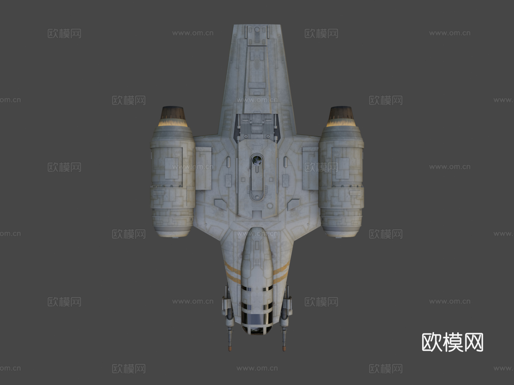 剃刀冠  星球大战su模型