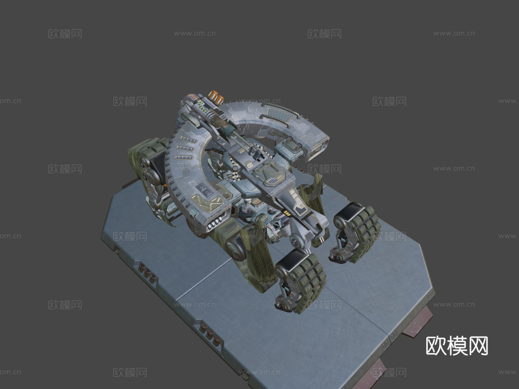 科幻机甲su模型