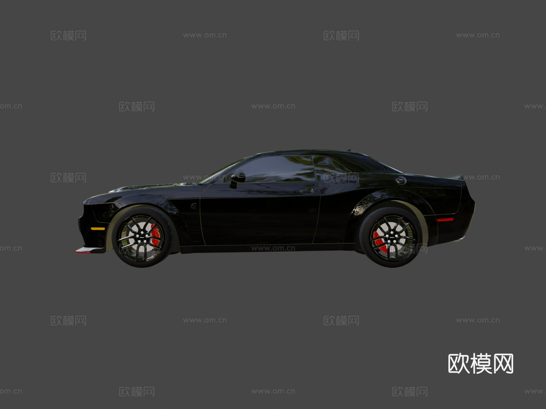 道奇 挑战者 SRT 地狱猫su模型