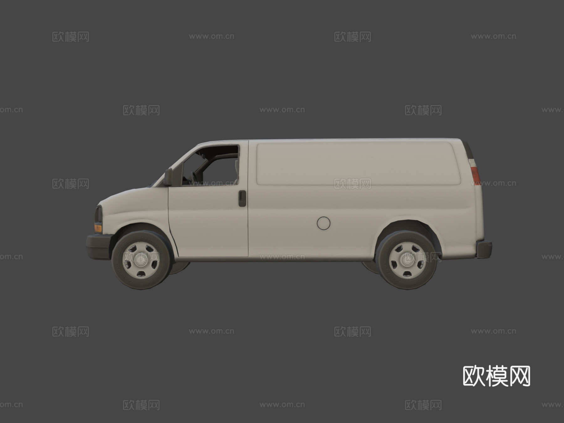 厢式货车su模型