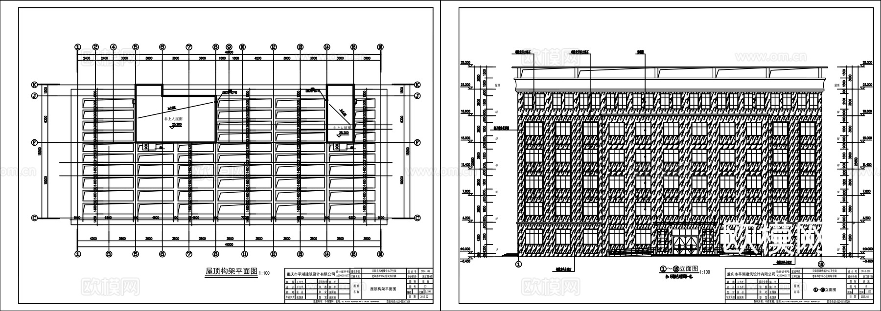社区医院卫生院方案平面图cad施工图