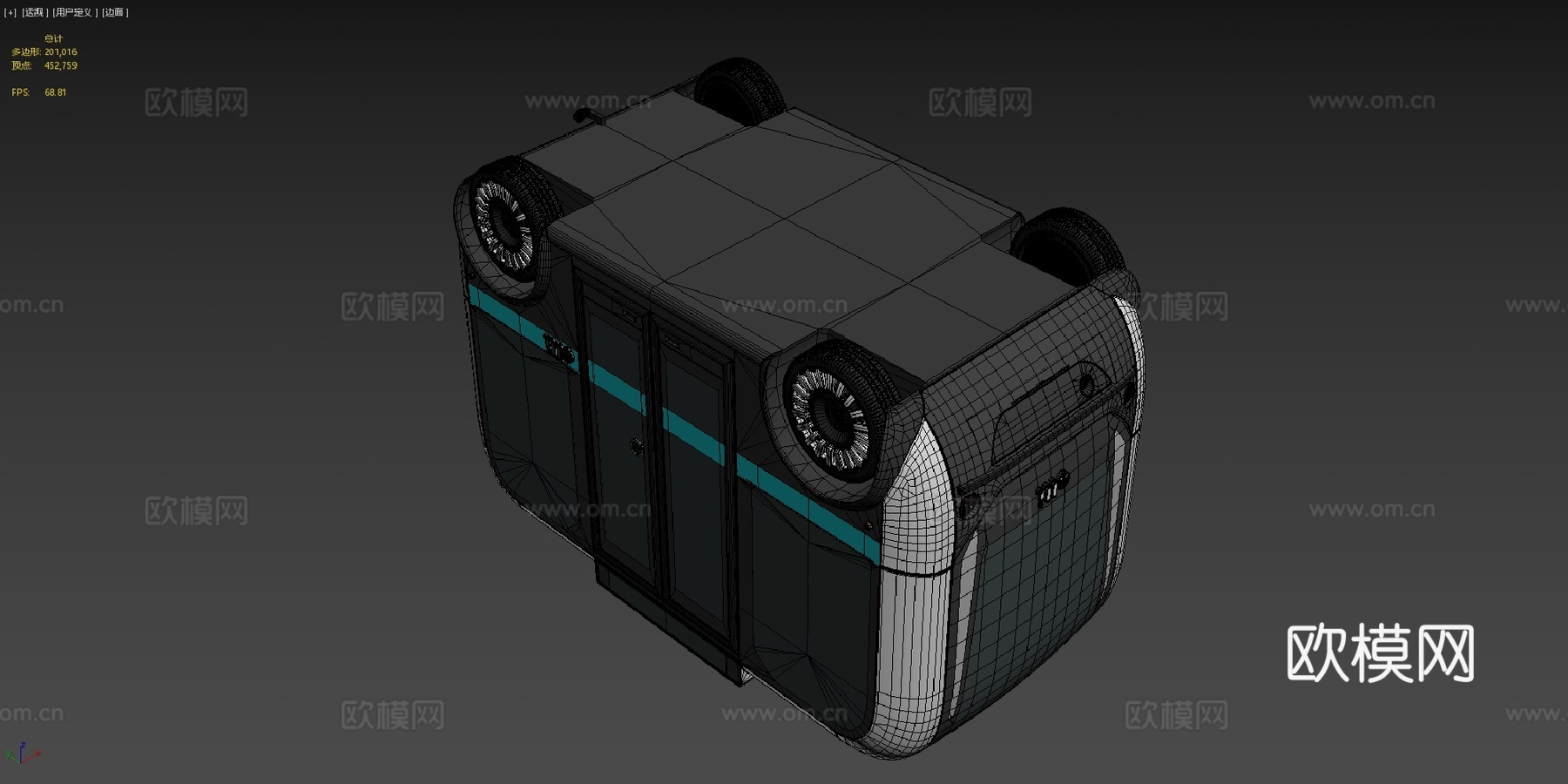 无人驾驶巴士本地汽车奥利su模型