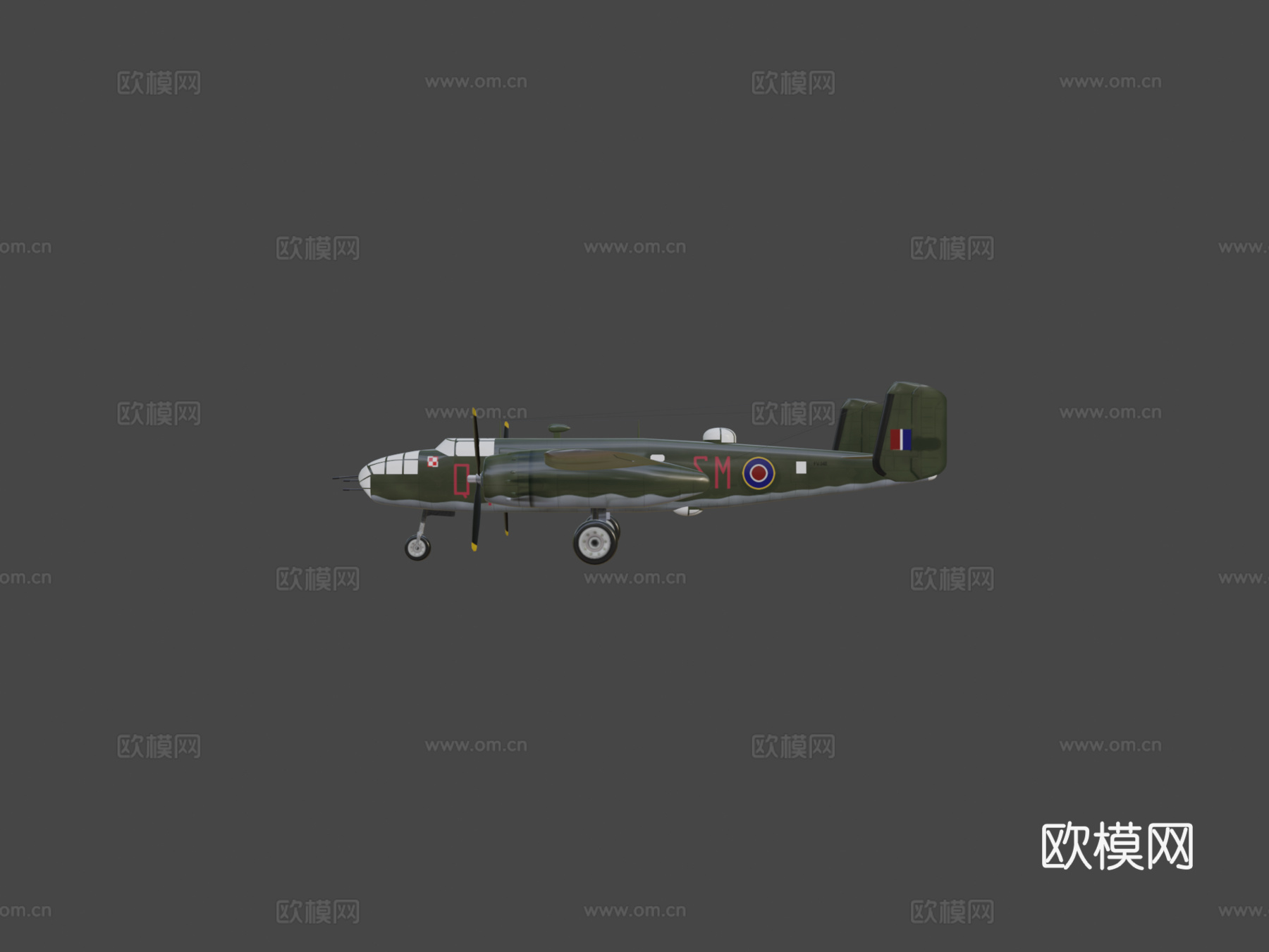 北美B25米切尔su模型