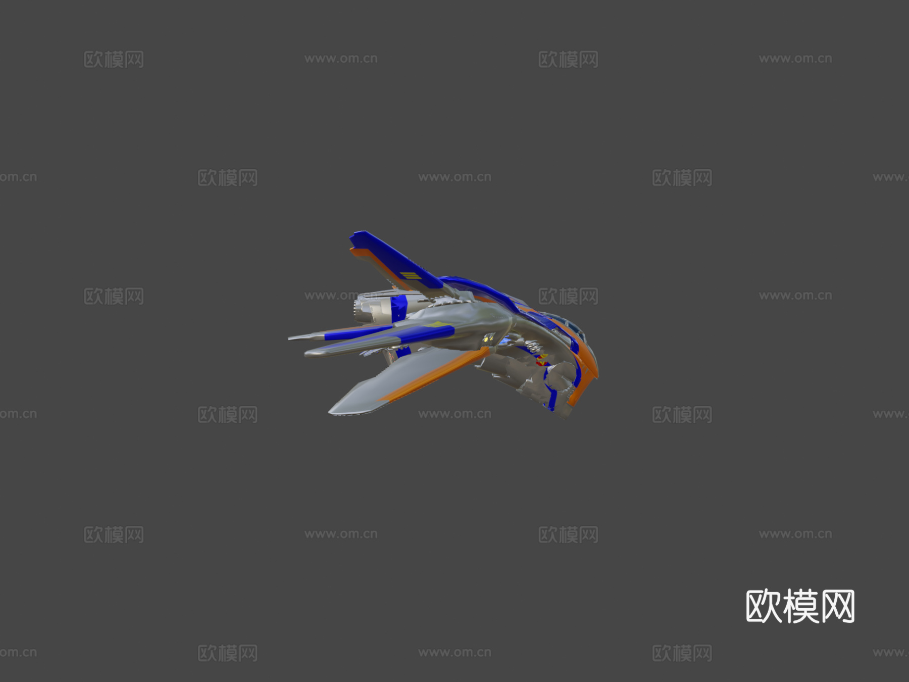 银河护卫队米兰多曼德拉太空船su模型