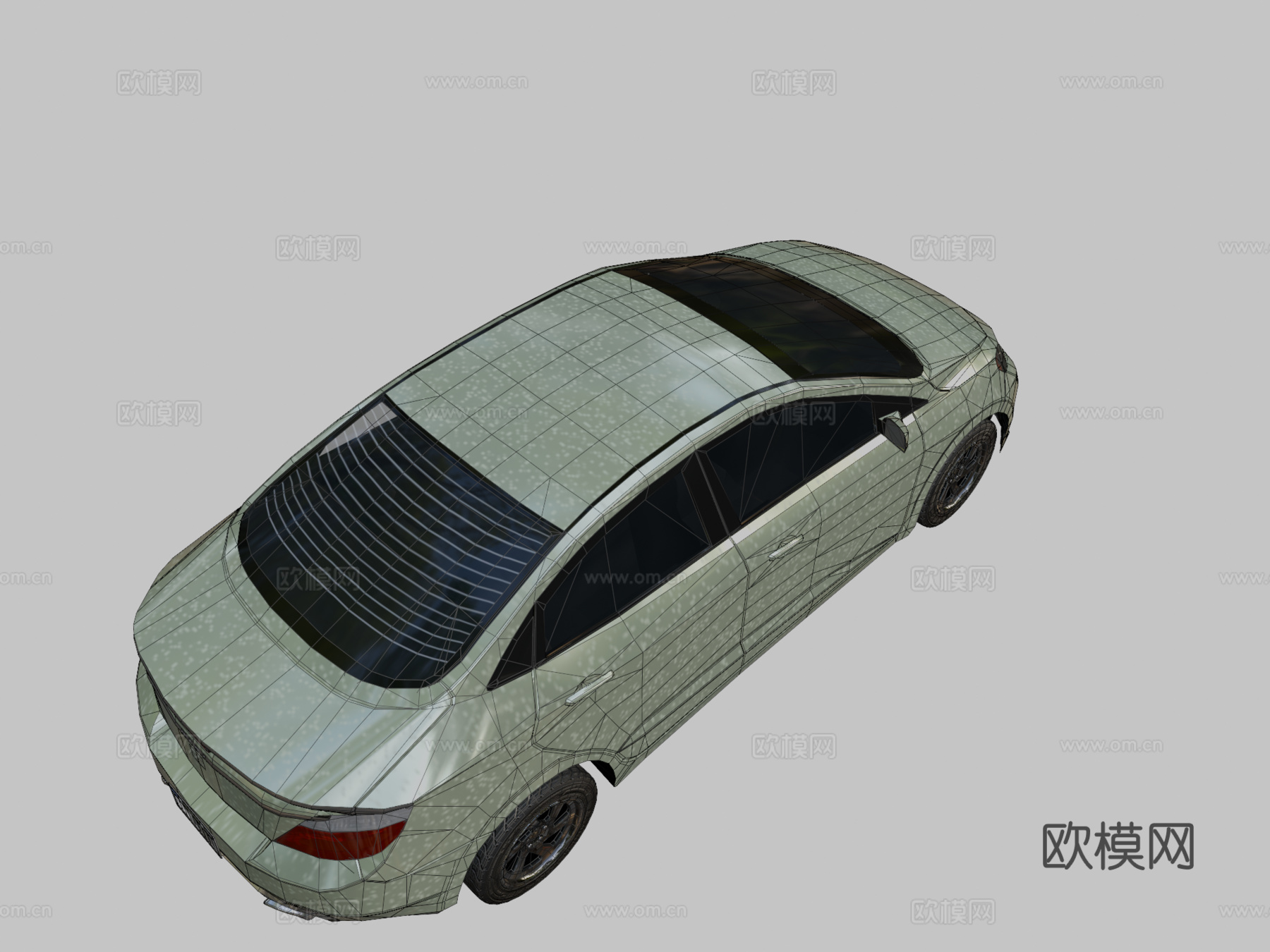 桐 10  低多边形su模型