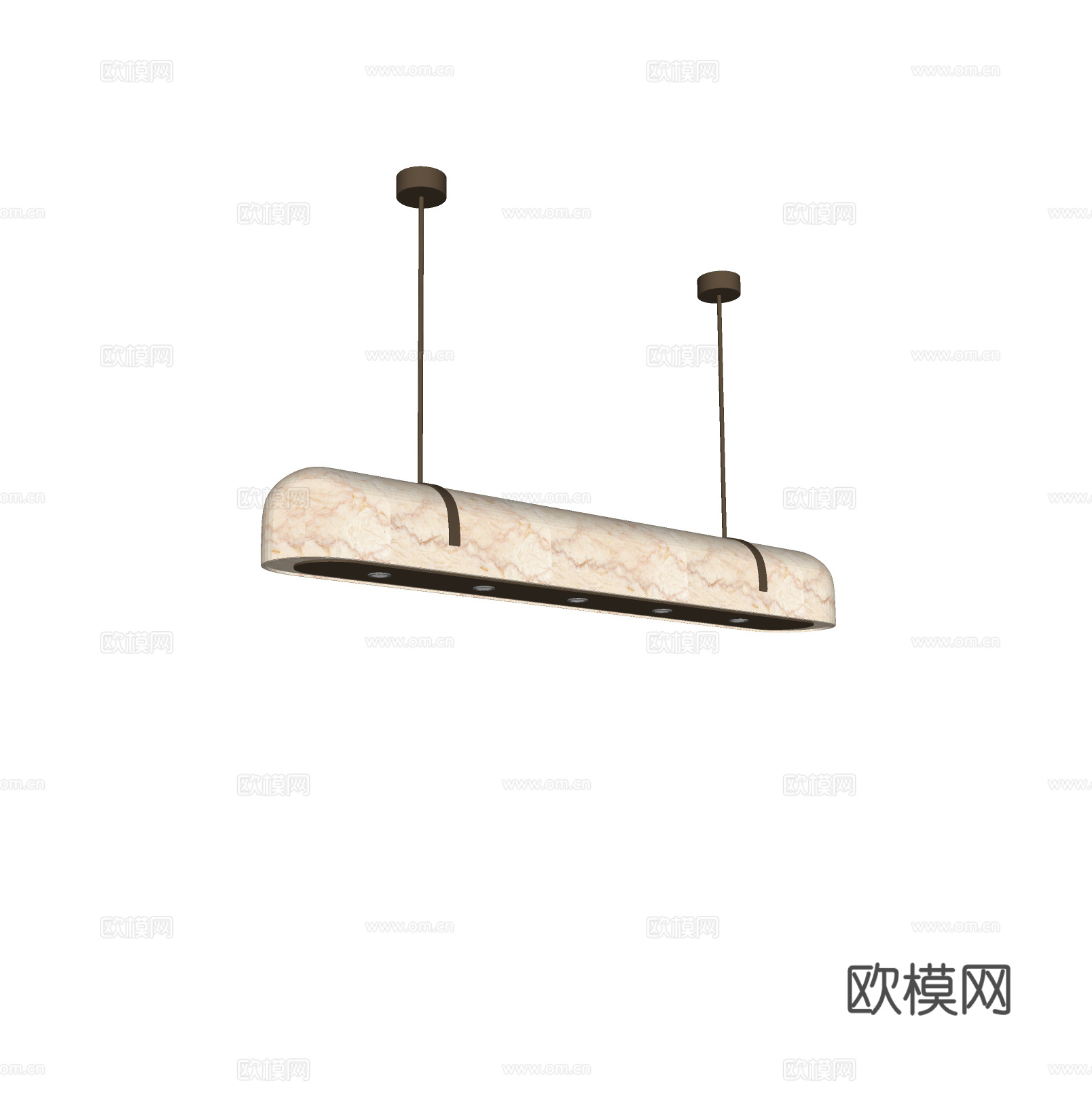 现代餐厅吊灯 长条吊灯 轻奢吊灯 复古吊灯 吧台吊灯su模型
